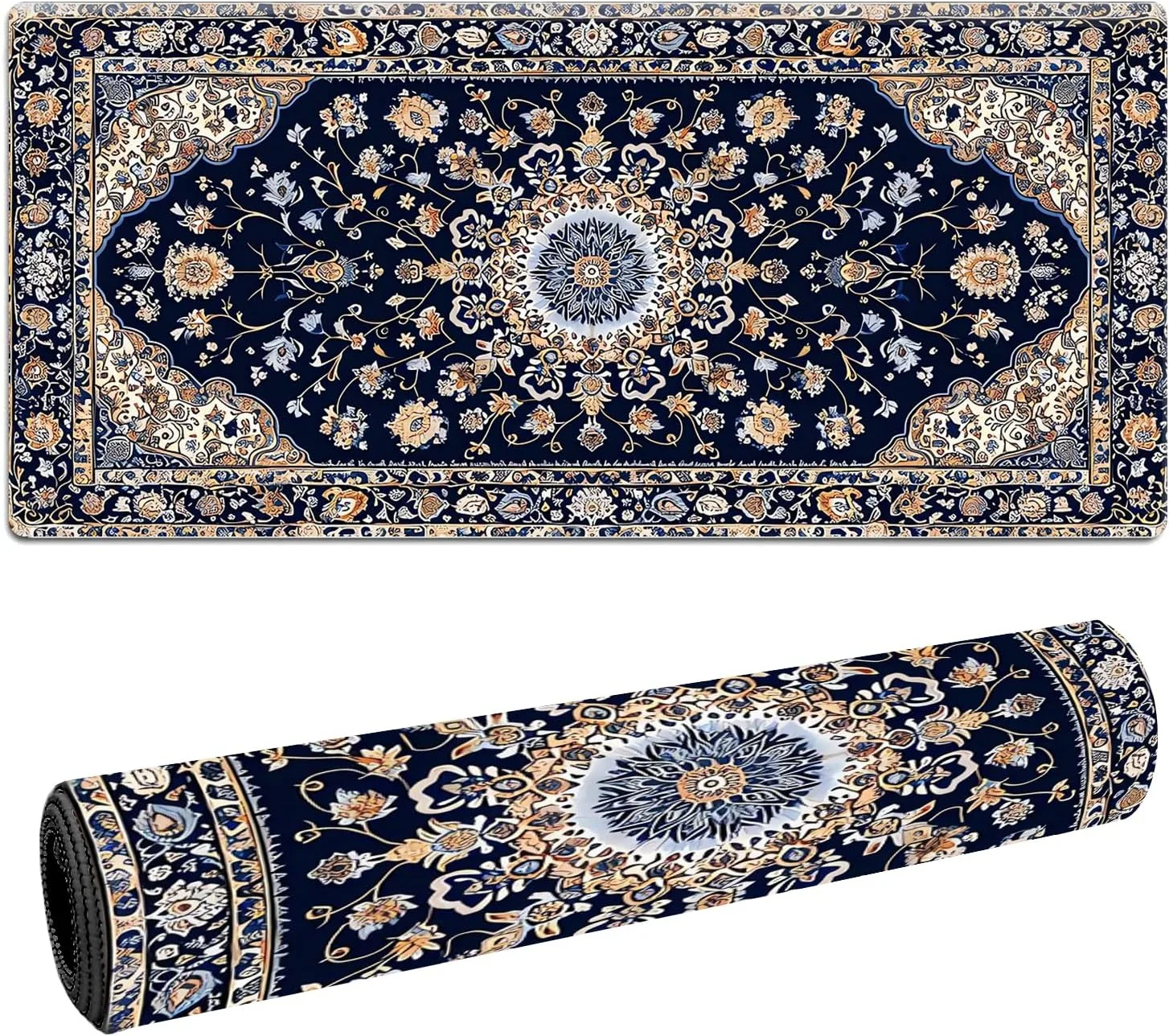 ماوس پد گیمینگ بزرگ SEPOAT (800x300mm) - پد رومیزی XXL با لبه های دوخته شده، ضد آب و پایه لاستیکی ضد لغزش، برای کامپیوتر اداری، کامپیوتر گیمینگ، کیبورد و ماوس (استایل 2)