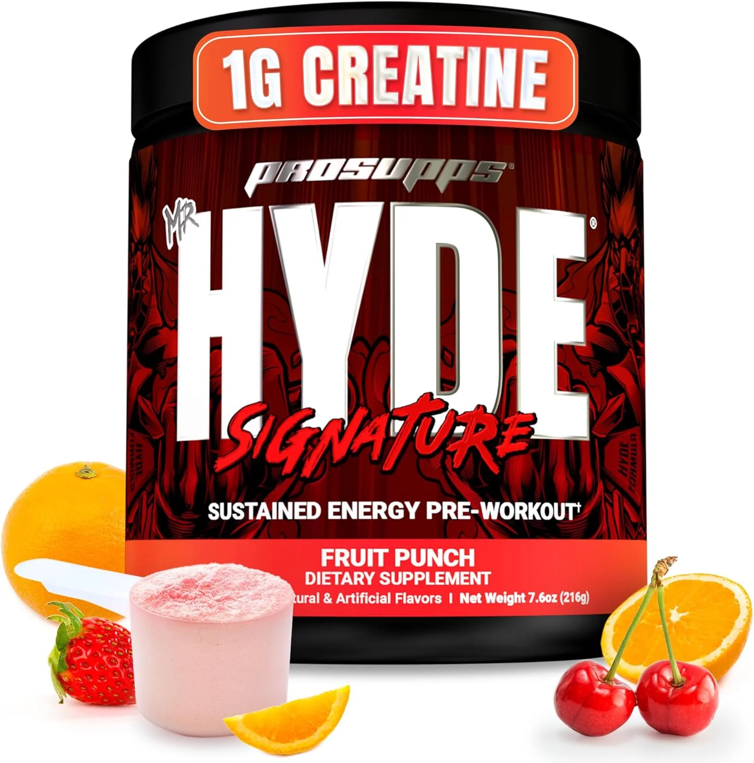 نوشیدنی انرژیزای قبل از تمرین ProSupps Mr. Hyde Signature Series – انرژی پایدار شدید، تمرکز و پمپ با بتا آلانین، کراتین، نیتروسیژین و TeaCrine (30 سروینگ، پانچ میوه) نوشیدنی انرژیزای قبل از تمرین ProSupps Mr. Hyde Signature Series – انرژی پایدار شدید، تمرکز و پمپ با بتا آلانین، کراتین، نیتروسیژین و TeaCrine (30 سروینگ، پانچ میوه)