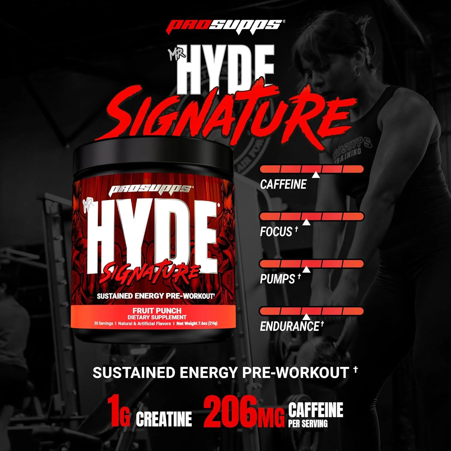 نوشیدنی انرژیزای قبل از تمرین ProSupps Mr. Hyde Signature Series – انرژی پایدار شدید، تمرکز و پمپ با بتا آلانین، کراتین، نیتروسیژین و TeaCrine (30 سروینگ، پانچ میوه) نوشیدنی انرژیزای قبل از تمرین ProSupps Mr. Hyde Signature Series – انرژی پایدار شدید، تمرکز و پمپ با بتا آلانین، کراتین، نیتروسیژین و TeaCrine (30 سروینگ، پانچ میوه)
