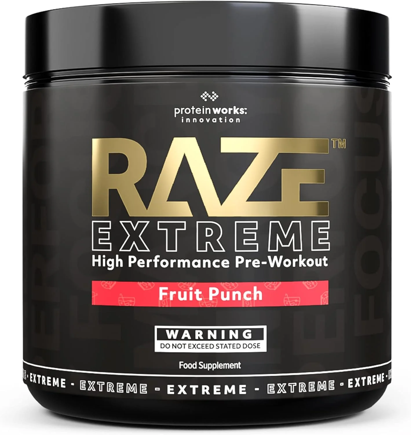 پودر قبل از تمرین با عملکرد بالا THE PROTEIN WORKS Raze Extreme با کراتین، کافئین و بتا آلانین، انرژی و عملکرد را بهبود می بخشد و تقویت می کند، طعم پانچ میوه، 30 سروینگ پودر قبل از تمرین با عملکرد بالا THE PROTEIN WORKS Raze Extreme با کراتین، کافئین و بتا آلانین، انرژی و عملکرد را بهبود می بخشد و تقویت می کند، طعم پانچ میوه، 30 سروینگ