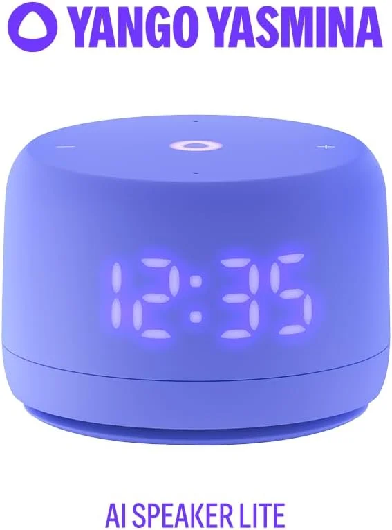 اسپیکر هوشمند یانگو یاسمینا لایت | اسپیکر هوش مصنوعی | صدای کامل، عملکرد جسورانه، جفت شدن استریو | صحبت به زبان انگلیسی و عربی | فیلم ها، سریال ها، موسیقی، قرآن نامحدود YangoPlay | معلم و مترجم کودکان | بنفش اسپیکر هوشمند یانگو یاسمینا لایت | اسپیکر هوش مصنوعی | صدای کامل، عملکرد جسورانه، جفت شدن استریو | صحبت به زبان انگلیسی و عربی | فیلم ها، سریال ها، موسیقی، قرآن نامحدود YangoPlay | معلم و مترجم کودکان | بنفش