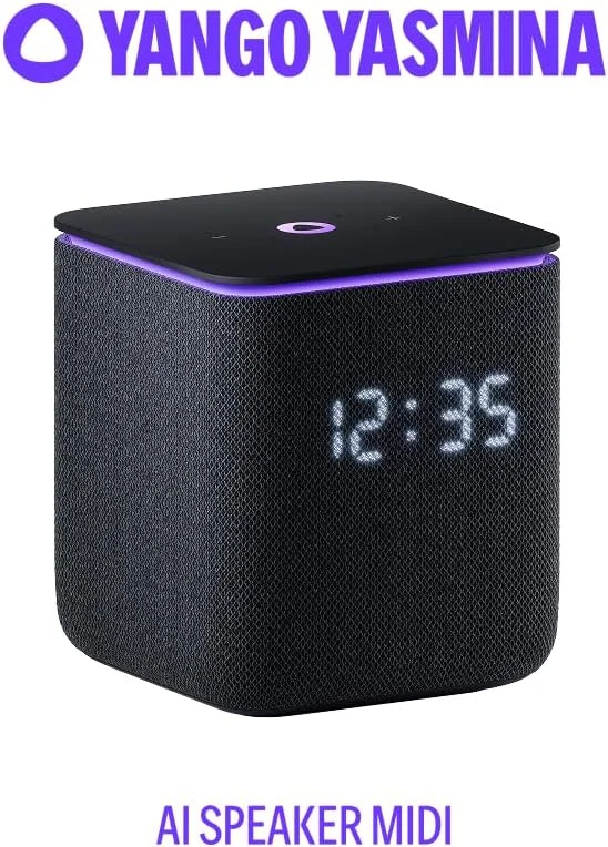 Yango Yasmina Midi | بلندگوی هوشمند AI | صدای ممتاز، باس عمیق و جفتسازی استریو | صحبت به زبان انگلیسی و عربی | YangoPlay فیلمها، سریالها، موسیقی، قرآن نامحدود | معلم و مترجم کودکان | مشکی Yango Yasmina Midi | بلندگوی هوشمند AI | صدای ممتاز، باس عمیق و جفتسازی استریو | صحبت به زبان انگلیسی و عربی | YangoPlay فیلمها، سریالها، موسیقی، قرآن نامحدود | معلم و مترجم کودکان | مشکی