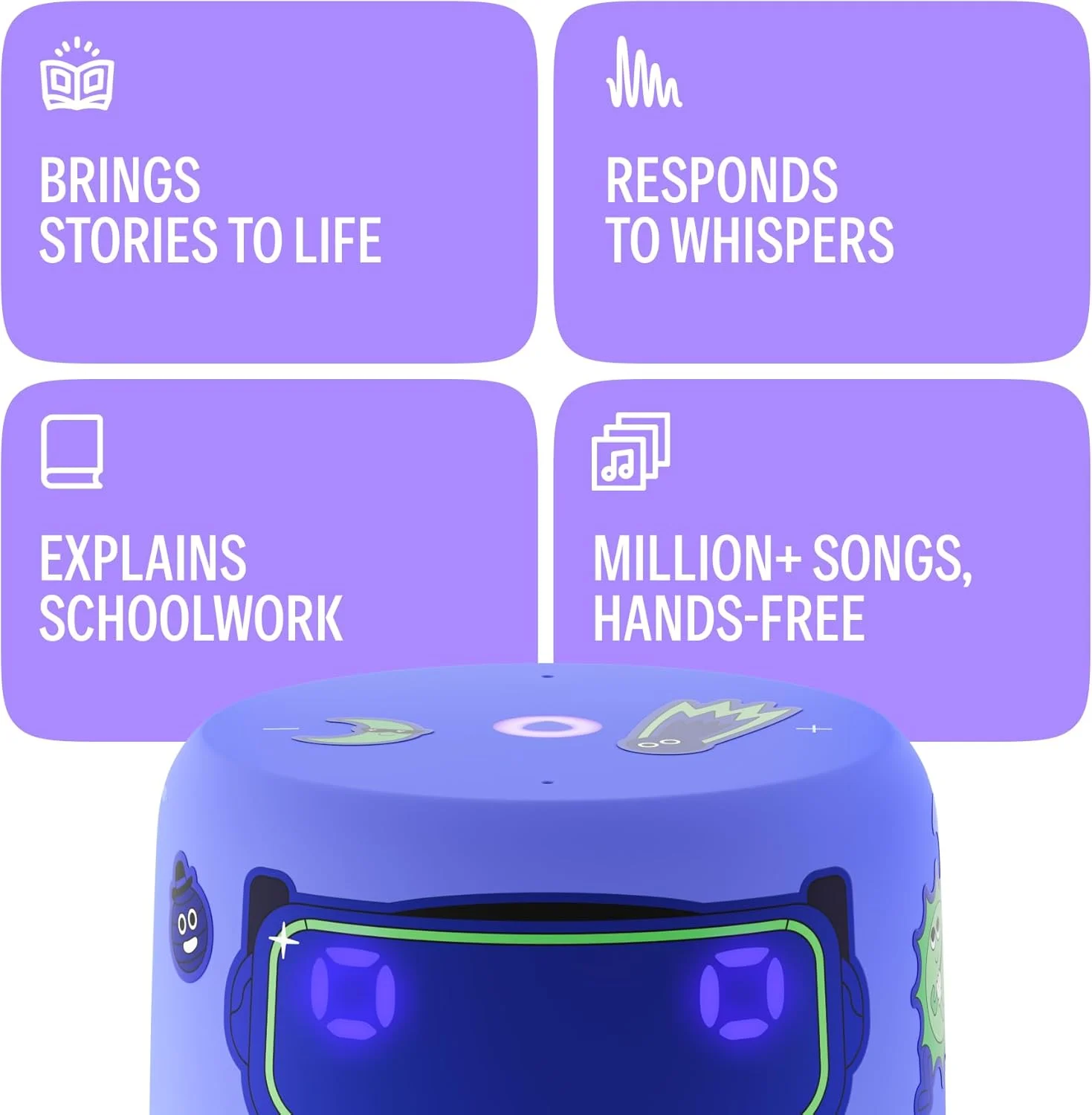 اسپیکر هوشمند یانگو یاسمینا لایت | اسپیکر هوش مصنوعی | صدای کامل، عملکرد جسورانه، جفت شدن استریو | صحبت به زبان انگلیسی و عربی | فیلم ها، سریال ها، موسیقی، قرآن نامحدود YangoPlay | معلم و مترجم کودکان | بنفش اسپیکر هوشمند یانگو یاسمینا لایت | اسپیکر هوش مصنوعی | صدای کامل، عملکرد جسورانه، جفت شدن استریو | صحبت به زبان انگلیسی و عربی | فیلم ها، سریال ها، موسیقی، قرآن نامحدود YangoPlay | معلم و مترجم کودکان | بنفش