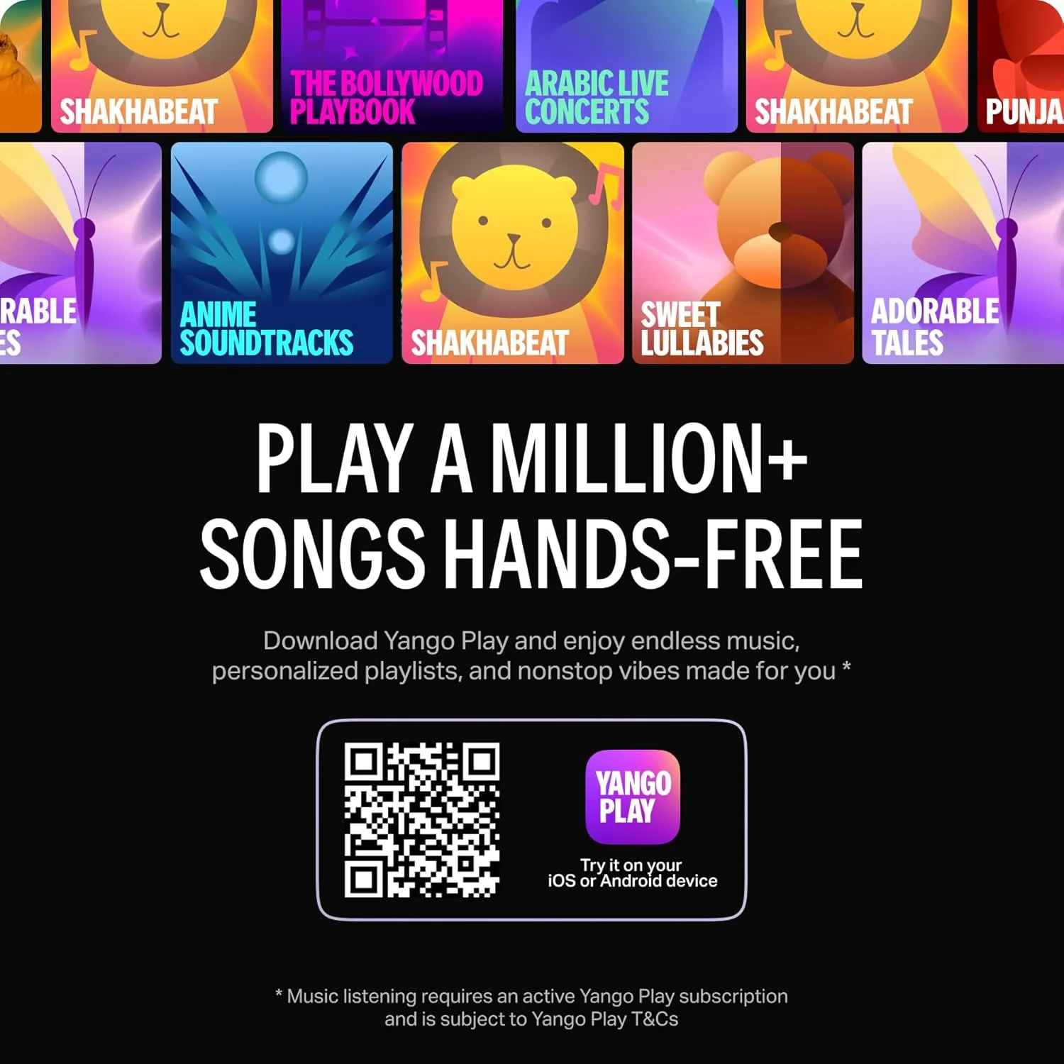 اسپیکر هوشمند یانگو یاسمینا لایت | اسپیکر هوش مصنوعی | صدای کامل، عملکرد جسورانه، جفت شدن استریو | صحبت به زبان انگلیسی و عربی | فیلم ها، سریال ها، موسیقی، قرآن نامحدود YangoPlay | معلم و مترجم کودکان | بنفش اسپیکر هوشمند یانگو یاسمینا لایت | اسپیکر هوش مصنوعی | صدای کامل، عملکرد جسورانه، جفت شدن استریو | صحبت به زبان انگلیسی و عربی | فیلم ها، سریال ها، موسیقی، قرآن نامحدود YangoPlay | معلم و مترجم کودکان | بنفش