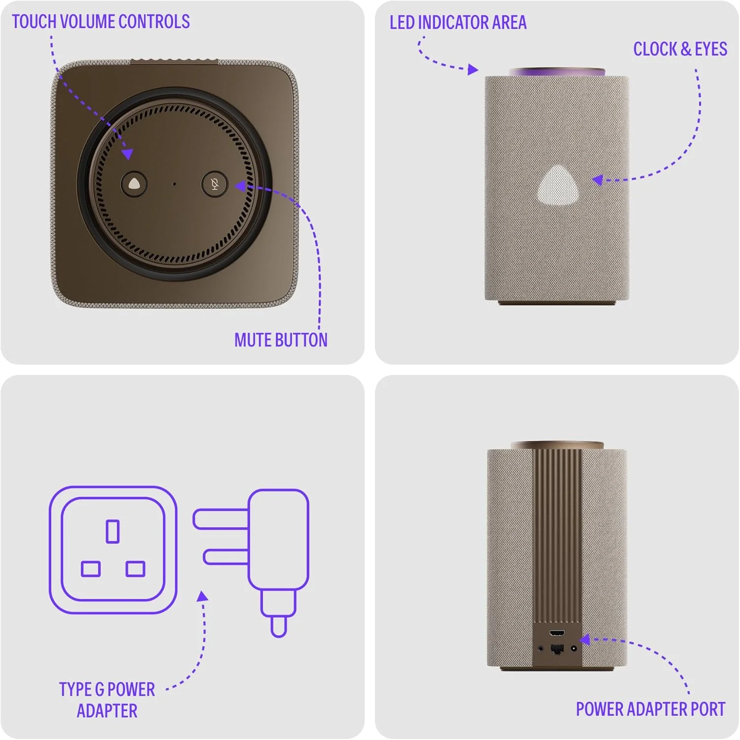 یانگو یاسمینا مکس | اسپیکر هوشمند با هوش مصنوعی | صدای دالبی، بیس غنی و جفت‌سازی استریو | صحبت به زبان انگلیسی و عربی | فیلم‌ها، سریال‌ها، موسیقی و قرآن نامحدود YangoPlay | معلم و مترجم کودکان | بژ