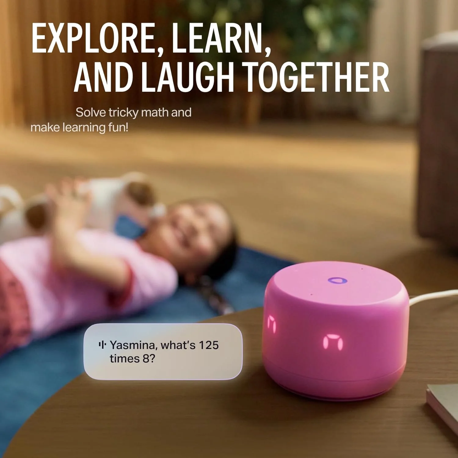 اسپیکر هوشمند یانگو یاسمینا لایت | اسپیکر هوش مصنوعی | صدای کامل، عملکرد جسورانه، جفت شدن استریو | صحبت به زبان انگلیسی و عربی | فیلم ها، سریال ها، موسیقی، قرآن نامحدود YangoPlay | معلم و مترجم کودکان | بنفش اسپیکر هوشمند یانگو یاسمینا لایت | اسپیکر هوش مصنوعی | صدای کامل، عملکرد جسورانه، جفت شدن استریو | صحبت به زبان انگلیسی و عربی | فیلم ها، سریال ها، موسیقی، قرآن نامحدود YangoPlay | معلم و مترجم کودکان | بنفش