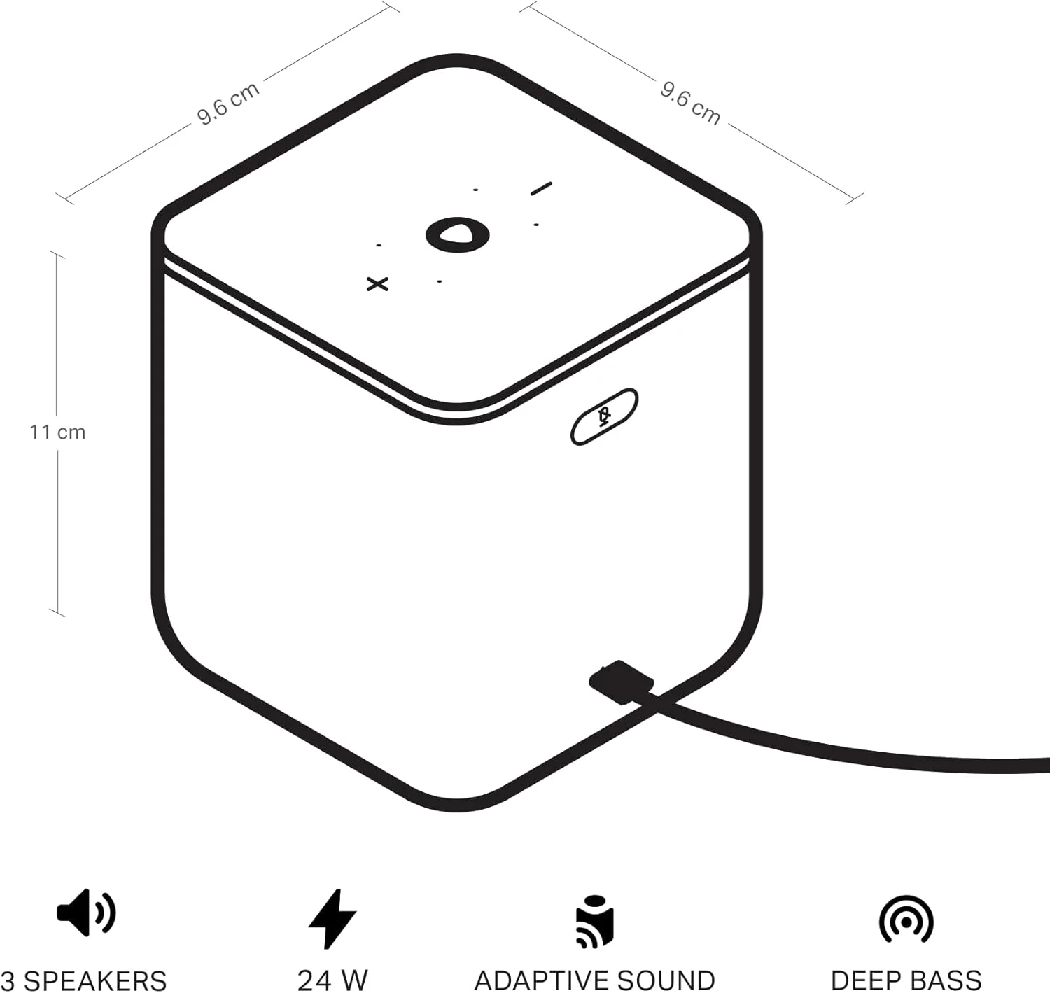 Yango Yasmina Midi | بلندگوی هوشمند AI | صدای ممتاز، باس عمیق و جفتسازی استریو | صحبت به زبان انگلیسی و عربی | YangoPlay فیلمها، سریالها، موسیقی، قرآن نامحدود | معلم و مترجم کودکان | مشکی Yango Yasmina Midi | بلندگوی هوشمند AI | صدای ممتاز، باس عمیق و جفتسازی استریو | صحبت به زبان انگلیسی و عربی | YangoPlay فیلمها، سریالها، موسیقی، قرآن نامحدود | معلم و مترجم کودکان | مشکی