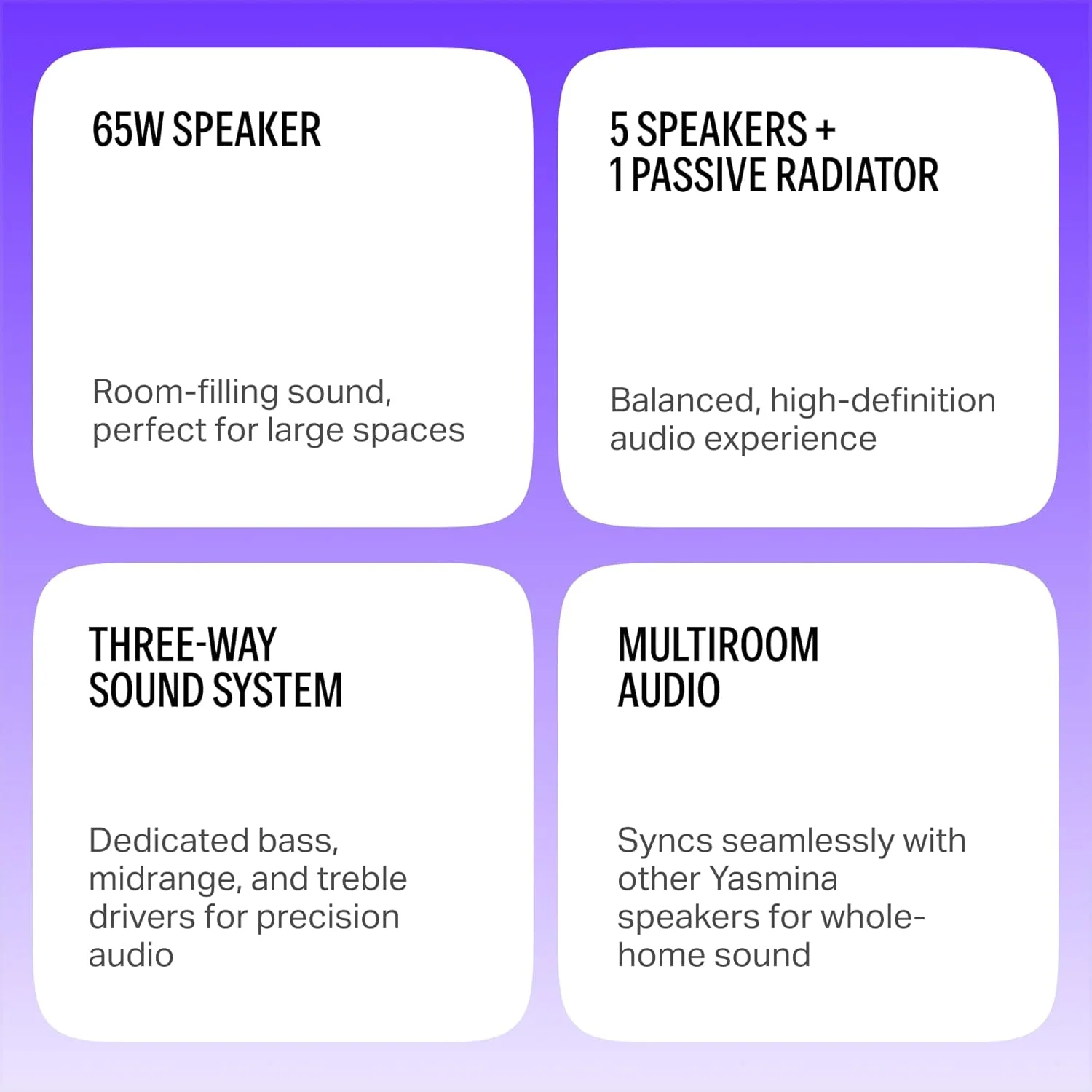 یانگو یاسمینا مکس | اسپیکر هوشمند با هوش مصنوعی | صدای دالبی، بیس غنی و جفت‌سازی استریو | صحبت به زبان انگلیسی و عربی | فیلم‌ها، سریال‌ها، موسیقی و قرآن نامحدود YangoPlay | معلم و مترجم کودکان | بژ