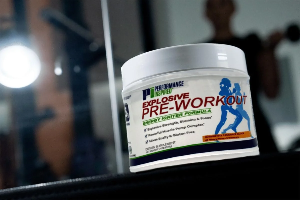 پودر مکمل قبل از تمرین Performance Inspired Nutrition - کاملا طبیعی - فرمول بدون گلوتن و گیاهی - حاوی سیترولین - نیتروسیژین - چای سبز - آرژنین - بتا آلانین - طعم تمشک لیموناد - 676 گرم پودر مکمل قبل از تمرین Performance Inspired Nutrition - کاملا طبیعی - فرمول بدون گلوتن و گیاهی - حاوی سیترولین - نیتروسیژین - چای سبز - آرژنین - بتا آلانین - طعم تمشک لیموناد - 676 گرم
