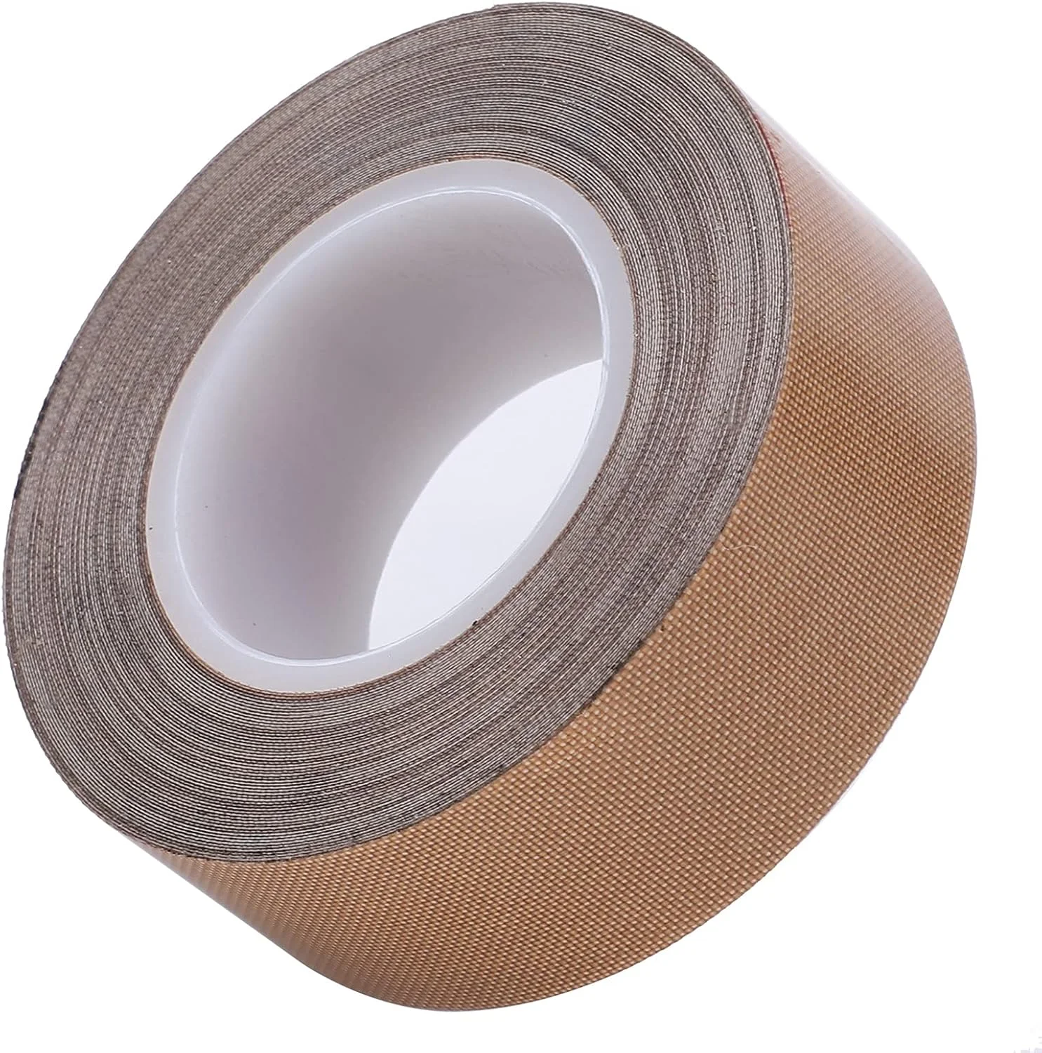نوار PTFE Eujgoov، رول با ضخامت 0.025 میلی‌متر، نوار عایق‌بندی حرارتی مقاوم در برابر حرارت برای آب‌بندی خلاء، دستگاه‌های آب‌بندی دستی و ضربه‌ای (0.25mm x 25mm x 10m)