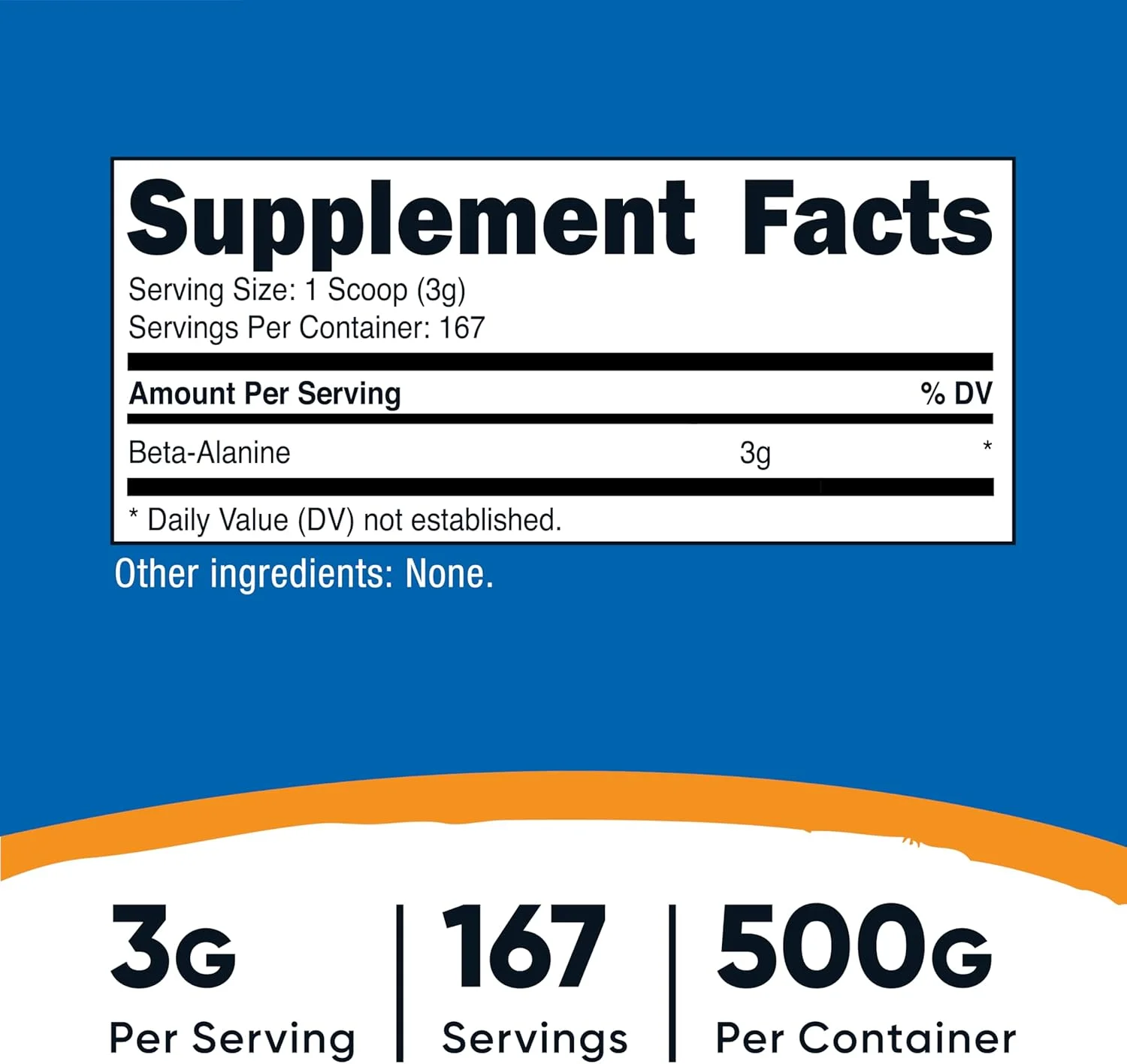 پودر بتا آلانین Nutricost - بتا آلانین خالص، بدون گلوتن و غیر GMO پودر بتا آلانین Nutricost - بتا آلانین خالص، بدون گلوتن و غیر GMO