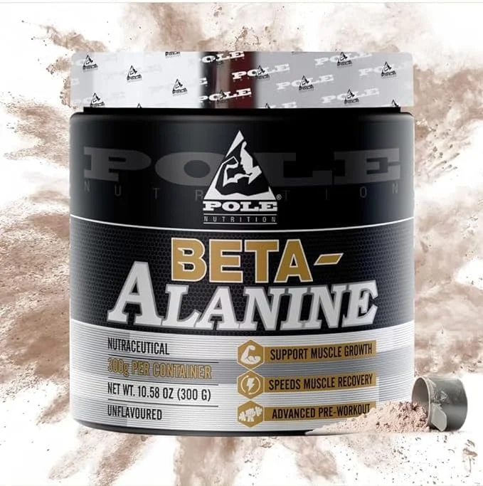 بتا آلانین Pole Nutrition | بدون طعم، 300 گرم، 75 سروینگ بتا آلانین Pole Nutrition | بدون طعم، 300 گرم، 75 سروینگ