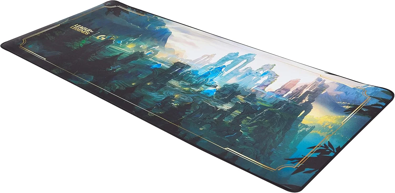 پد ماوس گیمینگ پارچه ای Logitech G840 XL - ضخامت 0.12 اینچ، پایه لاستیکی پایدار، سطح بهینه شده برای عملکرد، نسخه رسمی League Of Legends