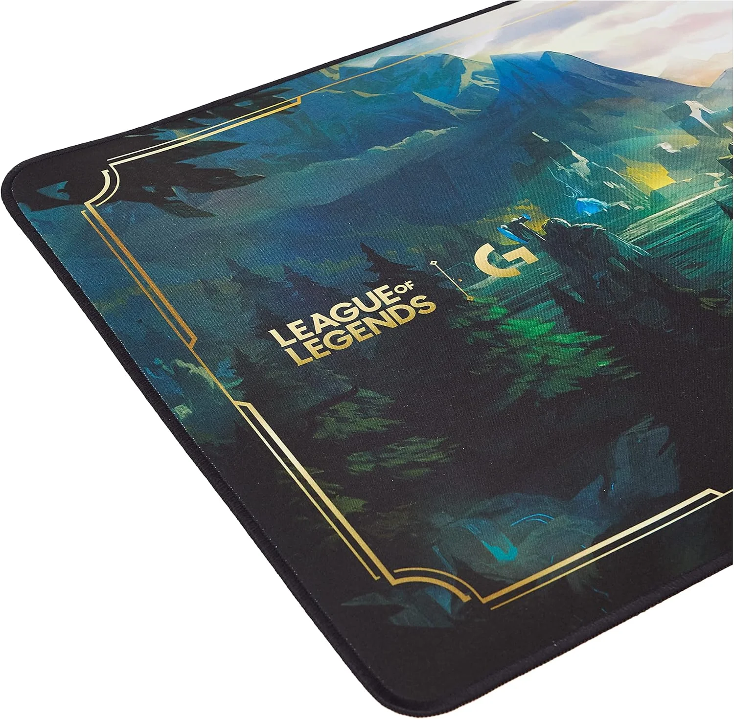 پد ماوس گیمینگ پارچه ای Logitech G840 XL - ضخامت 0.12 اینچ، پایه لاستیکی پایدار، سطح بهینه شده برای عملکرد، نسخه رسمی League Of Legends