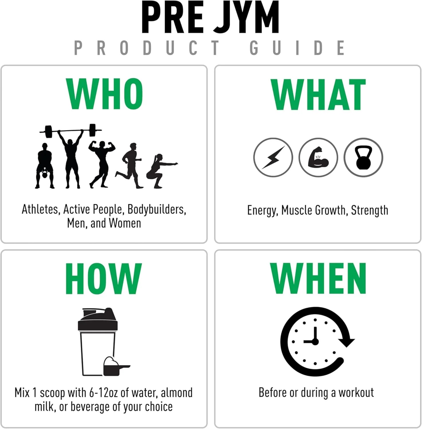 پودر مکمل قبل از تمرین JYM Supplement Science Pre JYM با طعم توت فرنگی کیوی - حاوی BCAA، نوتروپیک ها، کراتین HCI، سیترولین، بتا آلانین، بتائین، تورین، هوپرزین، 30 سروینگ پودر مکمل قبل از تمرین JYM Supplement Science Pre JYM با طعم توت فرنگی کیوی - حاوی BCAA، نوتروپیک ها، کراتین HCI، سیترولین، بتا آلانین، بتائین، تورین، هوپرزین، 30 سروینگ