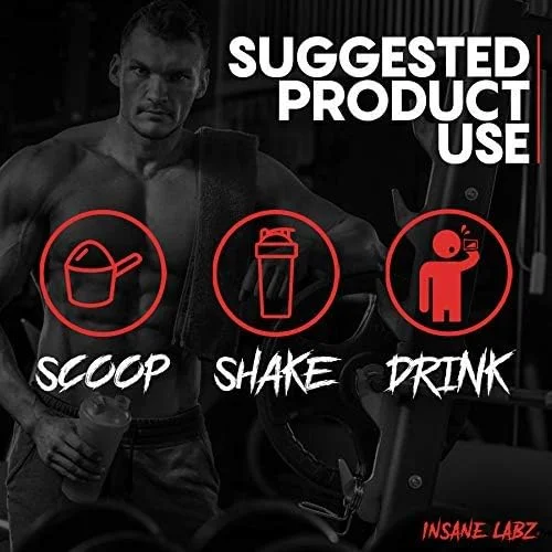 پودر پیش تمرین محرک متوسط Insane Labz Psychotic Black Edition، انرژی، تمرکز، پمپ، دارای کراتین، بتا آلانین، تورین، سوخت رسانی شده توسط AMPiberry، 35 سروینگ (هندوانه) پودر پیش تمرین محرک متوسط Insane Labz Psychotic Black Edition، انرژی، تمرکز، پمپ، دارای کراتین، بتا آلانین، تورین، سوخت رسانی شده توسط AMPiberry، 35 سروینگ (هندوانه)