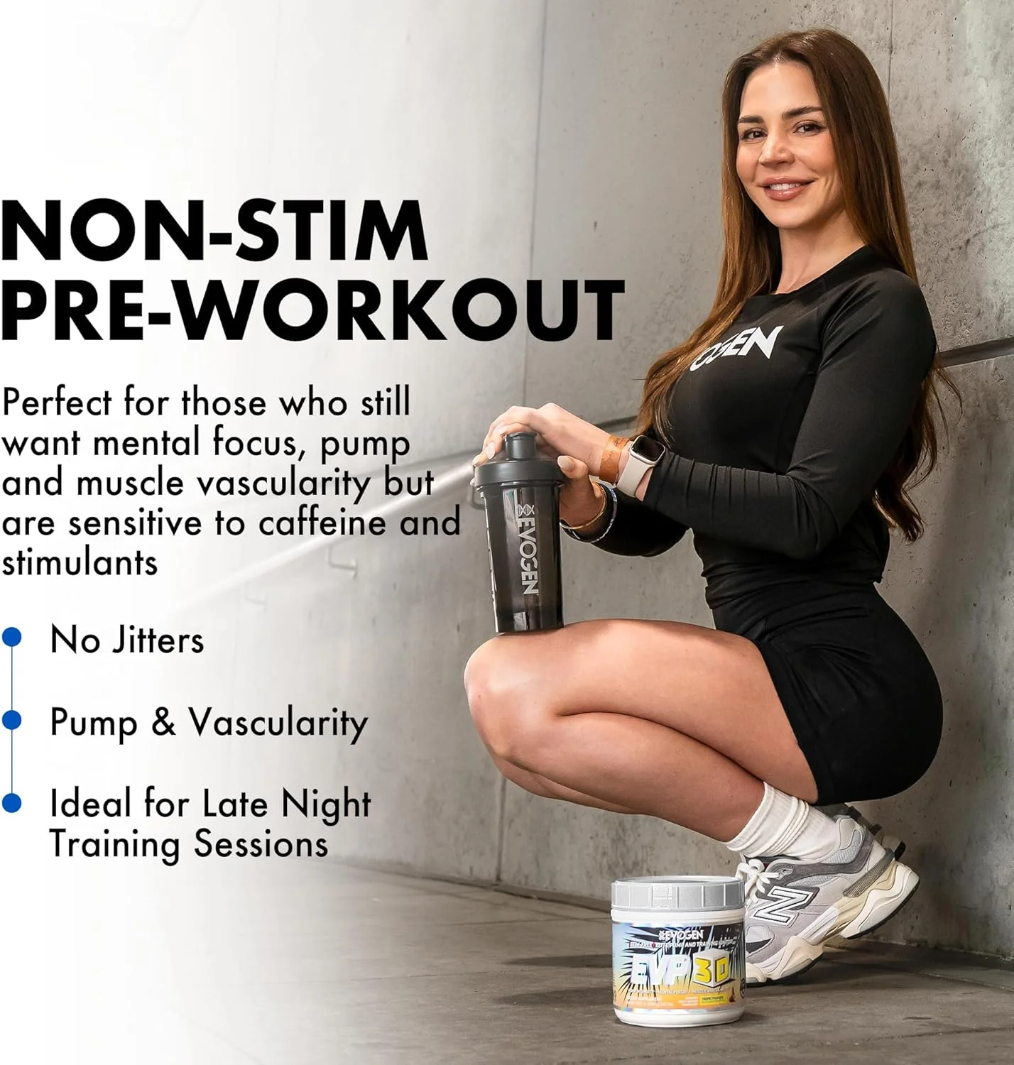 مکمل قبل از تمرین بدون کافئین ایوژن EVP 3D | محرک شدید قبل از تمرین | تقویت کننده پمپ | آرژنین نیترات | سیترولین | بتا آلانین | یال شیر | 40 سروینگ | (آناناس نارگیل) تروپیک تندر مکمل قبل از تمرین بدون کافئین ایوژن EVP 3D | محرک شدید قبل از تمرین | تقویت کننده پمپ | آرژنین نیترات | سیترولین | بتا آلانین | یال شیر | 40 سروینگ | (آناناس نارگیل) تروپیک تندر