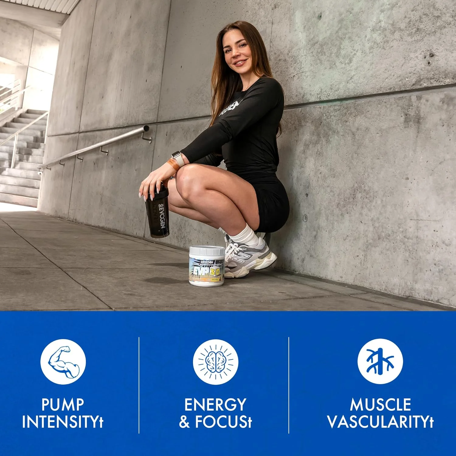 مکمل قبل از تمرین بدون کافئین ایوژن EVP 3D | محرک شدید قبل از تمرین | تقویت کننده پمپ | آرژنین نیترات | سیترولین | بتا آلانین | یال شیر | 40 سروینگ | (آناناس نارگیل) تروپیک تندر مکمل قبل از تمرین بدون کافئین ایوژن EVP 3D | محرک شدید قبل از تمرین | تقویت کننده پمپ | آرژنین نیترات | سیترولین | بتا آلانین | یال شیر | 40 سروینگ | (آناناس نارگیل) تروپیک تندر