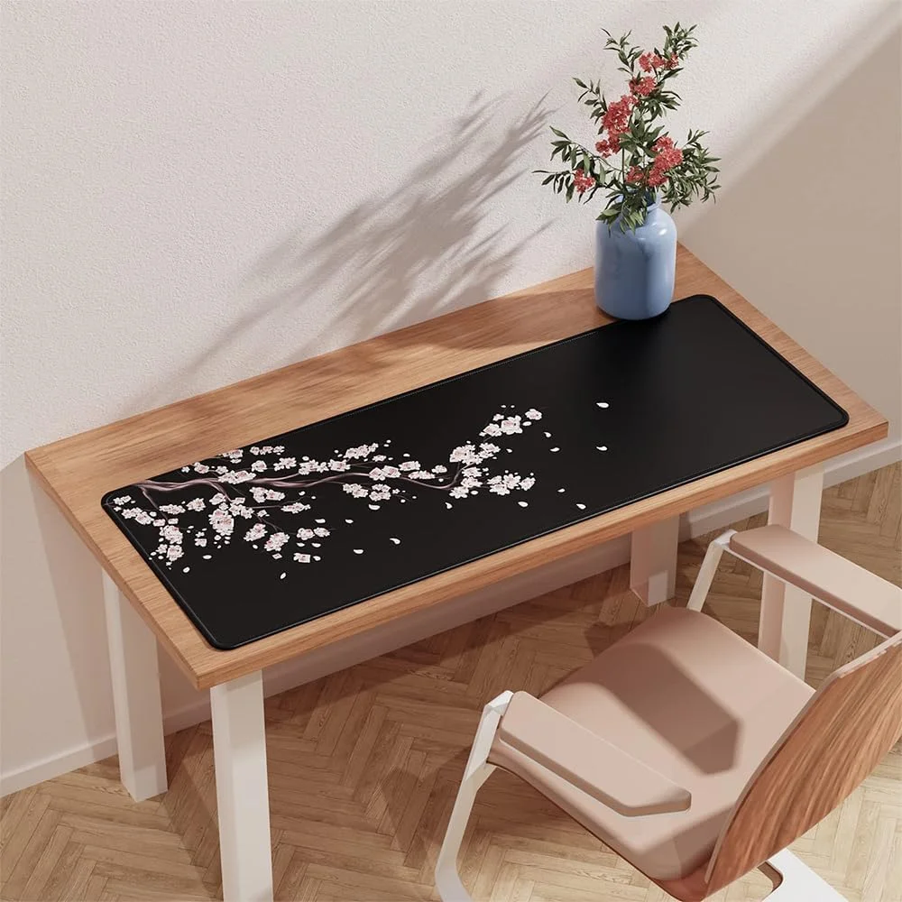 ماوس پد گیمینگ، 300mm×800mm، 3 طرح، پایه ضد لغزش با طراحی لبه قفل دار، مناسب برای مطالعه، بازی، کار، دفتر (مشکی) ماوس پد گیمینگ، 300mm×800mm، 3 طرح، پایه ضد لغزش با طراحی لبه قفل دار، مناسب برای مطالعه، بازی، کار، دفتر (مشکی)