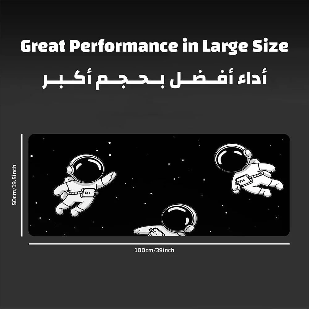 ماوس پد گیمینگ Xspring، 100x50 سانتی متر، پد ماوس بزرگ برای گیمرها و حرفه ای ها، پایه بادوام ضد لغزش با پارچه ممتاز، زیرانداز بزرگ برای صفحه کلید و ماوس ماوس پد گیمینگ Xspring، 100x50 سانتی متر، پد ماوس بزرگ برای گیمرها و حرفه ای ها، پایه بادوام ضد لغزش با پارچه ممتاز، زیرانداز بزرگ برای صفحه کلید و ماوس