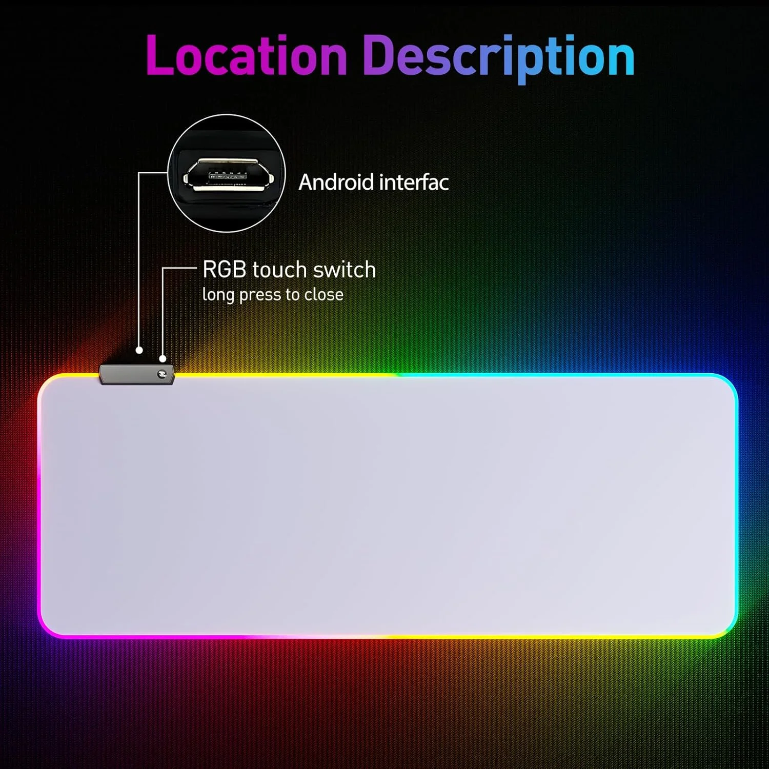 ماوس پد RGB دکتر کچ، ماوس پد LED، ماوس پد بزرگ، پد ماوس LED و بزرگ (سفید) ماوس پد RGB دکتر کچ، ماوس پد LED، ماوس پد بزرگ، پد ماوس LED و بزرگ (سفید)