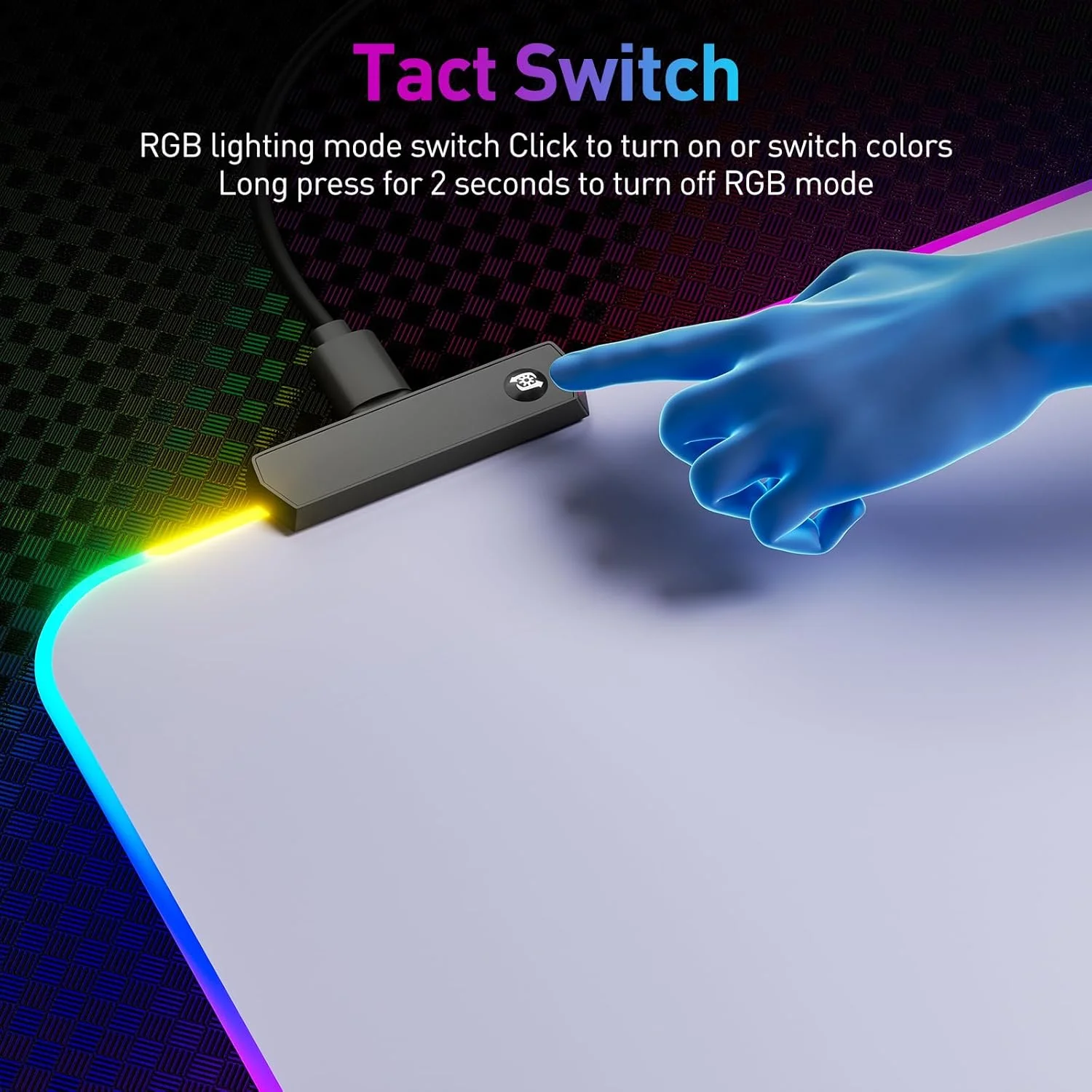 ماوس پد RGB دکتر کچ، ماوس پد LED، ماوس پد بزرگ، پد ماوس LED و بزرگ (سفید) ماوس پد RGB دکتر کچ، ماوس پد LED، ماوس پد بزرگ، پد ماوس LED و بزرگ (سفید)