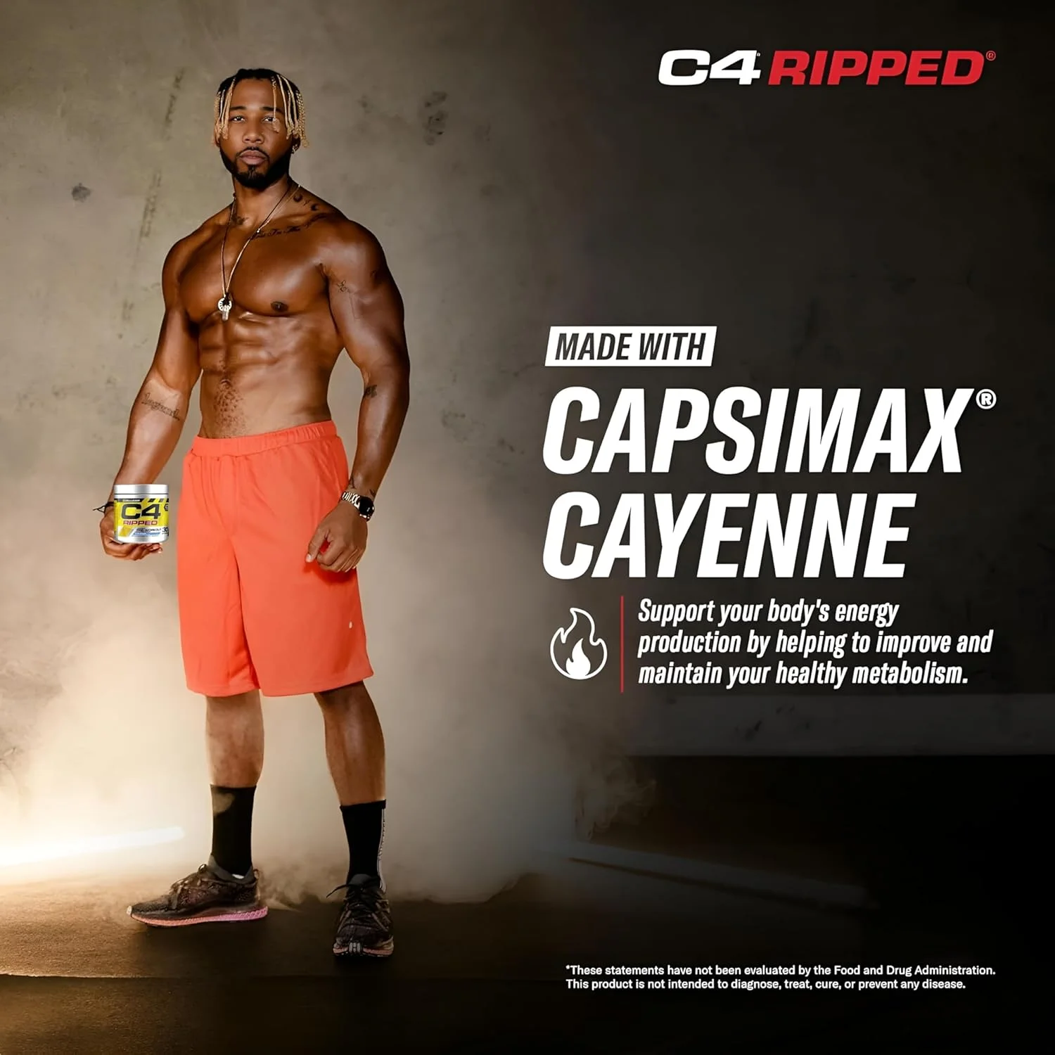 پودر مکمل قبل از تمرین Cellucor C4 Ripped با طعم پانچ استوایی | مکمل انرژی قبل از تمرین بدون کراتین و شکر برای مردان و زنان، 150 میلی گرم کافئین + بتا آلانین، 30 سروینگ (بسته بندی ممکن است متفاوت باشد) پودر مکمل قبل از تمرین Cellucor C4 Ripped با طعم پانچ استوایی | مکمل انرژی قبل از تمرین بدون کراتین و شکر برای مردان و زنان، 150 میلی گرم کافئین + بتا آلانین، 30 سروینگ (بسته بندی ممکن است متفاوت باشد)