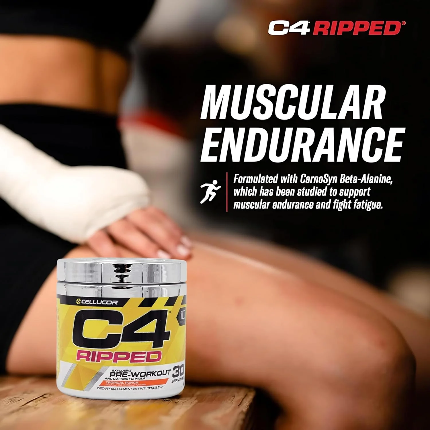 پودر مکمل قبل از تمرین Cellucor C4 Ripped با طعم پانچ استوایی | مکمل انرژی قبل از تمرین بدون کراتین و شکر برای مردان و زنان، 150 میلی گرم کافئین + بتا آلانین، 30 سروینگ (بسته بندی ممکن است متفاوت باشد) پودر مکمل قبل از تمرین Cellucor C4 Ripped با طعم پانچ استوایی | مکمل انرژی قبل از تمرین بدون کراتین و شکر برای مردان و زنان، 150 میلی گرم کافئین + بتا آلانین، 30 سروینگ (بسته بندی ممکن است متفاوت باشد)