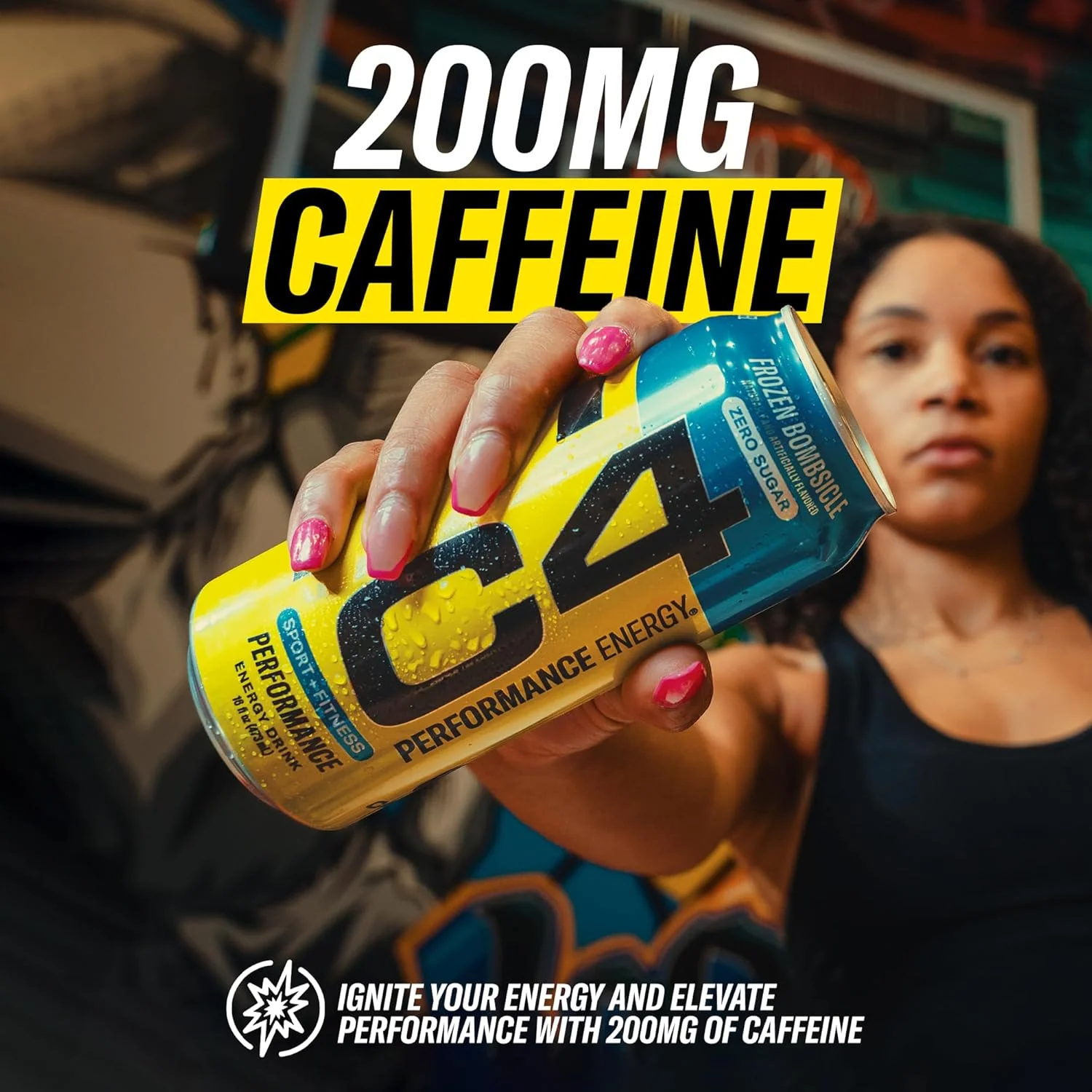 نوشیدنی انرژی زا گازدار بدون قند Cellucor C4، قبل از تمرین + بتا آلانین - مانگو فاکس تروت - 16 FL OZ (473 میلی لیتر) - بسته 12 عددی (بسته بندی ممکن است متفاوت باشد) نوشیدنی انرژی زا گازدار بدون قند Cellucor C4، قبل از تمرین + بتا آلانین - مانگو فاکس تروت - 16 FL OZ (473 میلی لیتر) - بسته 12 عددی (بسته بندی ممکن است متفاوت باشد)