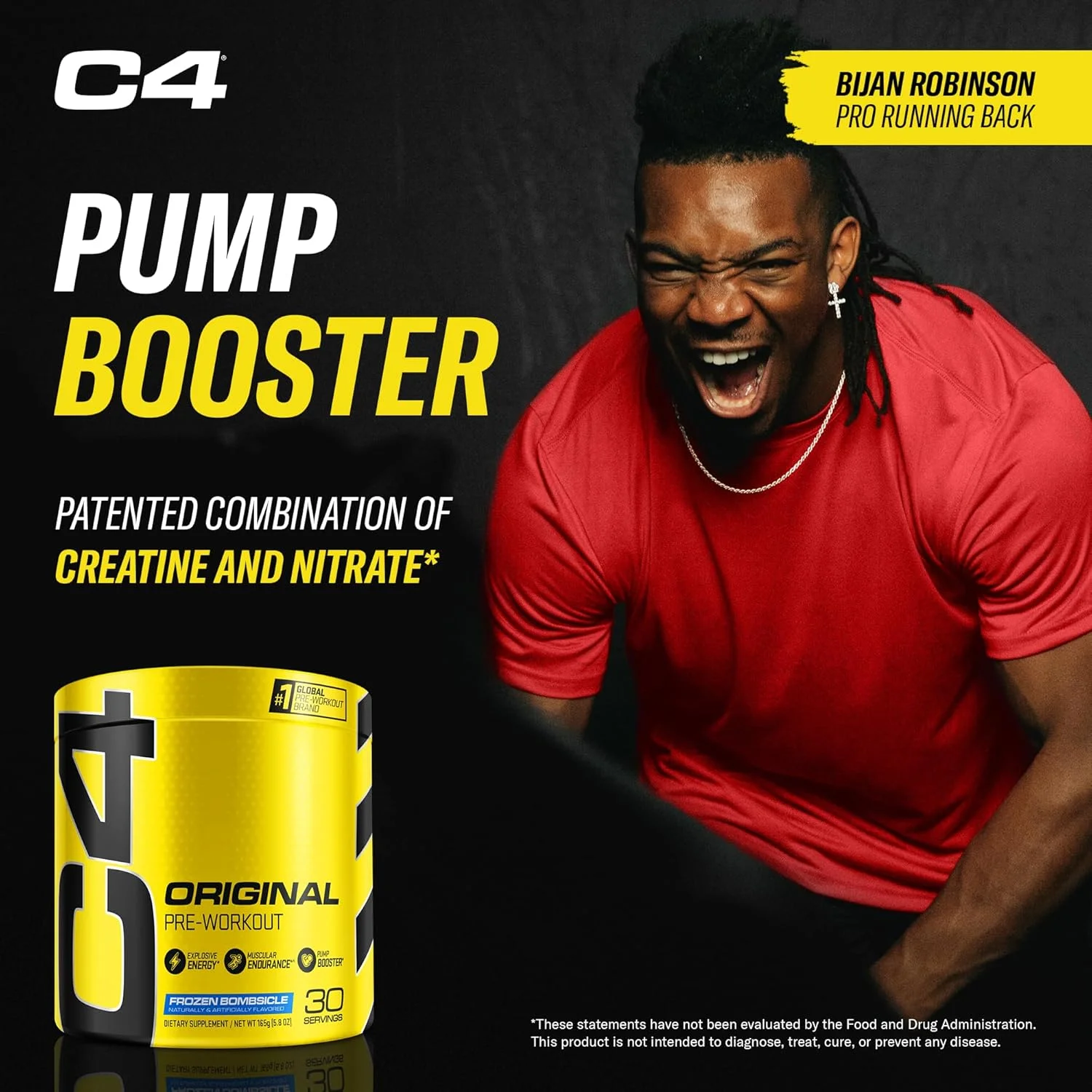 پودر مکمل قبل از تمرین Cellucor C4 Original با طعم Frozen Bombsicle، بدون شکر، انرژی زا برای مردان و زنان، 150 میلی گرم کافئین + بتا آلانین + کراتین - 30 سروینگ (بسته بندی ممکن است متفاوت باشد) پودر مکمل قبل از تمرین Cellucor C4 Original با طعم Frozen Bombsicle، بدون شکر، انرژی زا برای مردان و زنان، 150 میلی گرم کافئین + بتا آلانین + کراتین - 30 سروینگ (بسته بندی ممکن است متفاوت باشد)