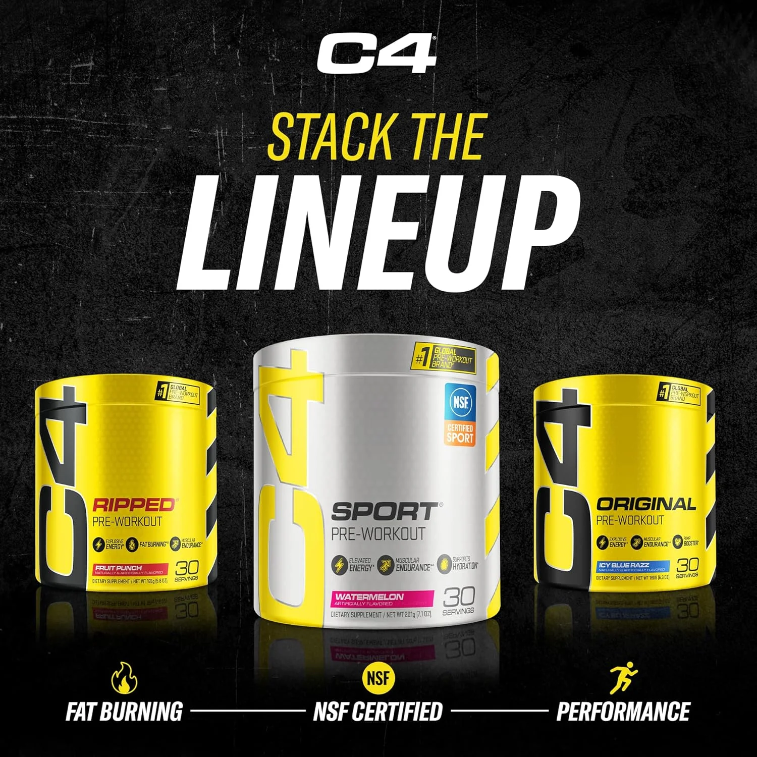 پودر مکمل قبل از تمرین انرژی زا Cellucor C4 برای مردان و زنان - پانچ میوه - 30 سروینگ (بسته بندی ممکن است متفاوت باشد) پودر مکمل قبل از تمرین انرژی زا Cellucor C4 برای مردان و زنان - پانچ میوه - 30 سروینگ (بسته بندی ممکن است متفاوت باشد)