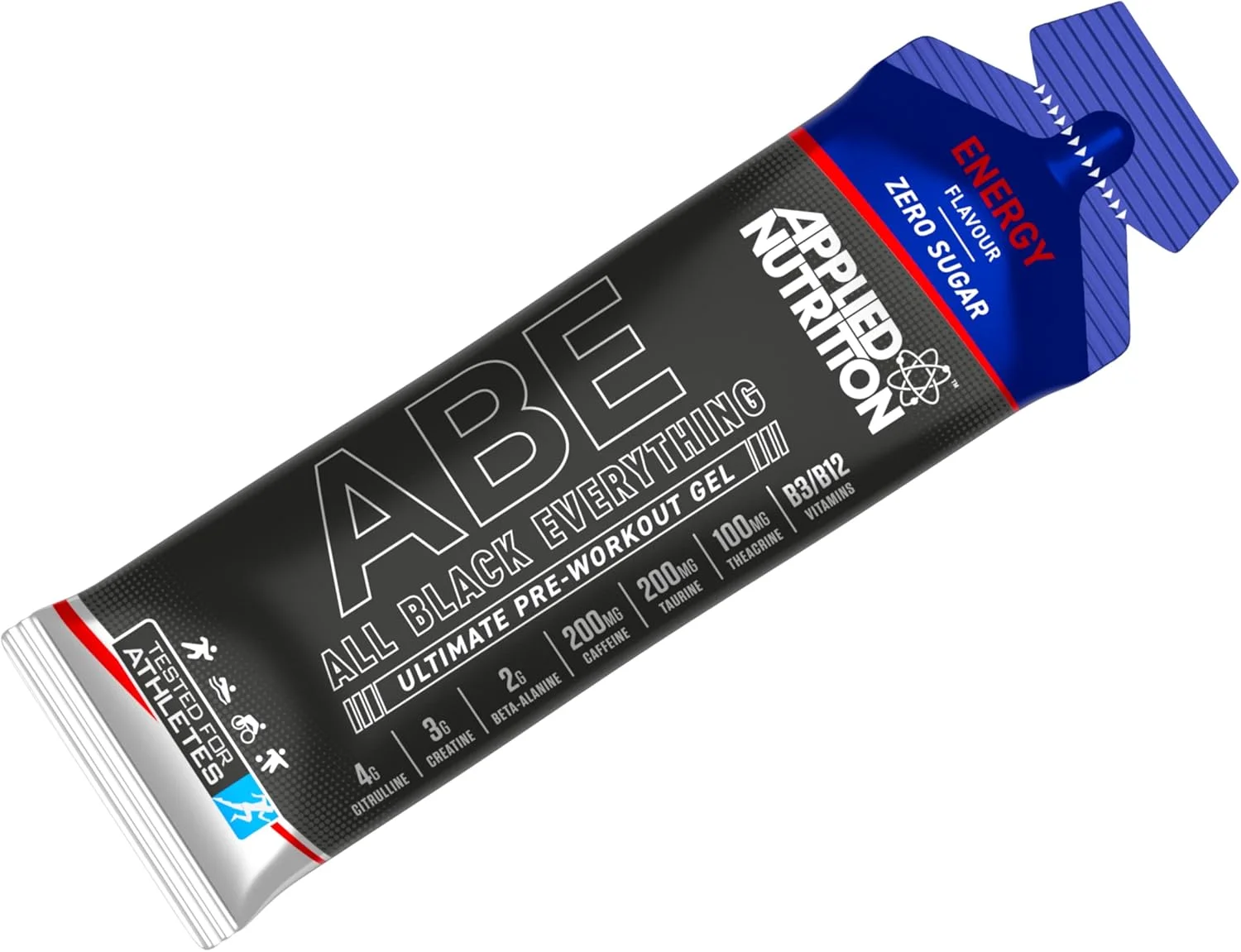 ژل قبل از تمرین ABE Applied Nutrition - ژل قبل از تمرین All Black Everything، انرژی و عملکرد فیزیکی با سیترولین، کراتین، بتا آلانین (20 عدد ژل 60 میلی لیتری) (طعم انرژی) ژل قبل از تمرین ABE Applied Nutrition - ژل قبل از تمرین All Black Everything، انرژی و عملکرد فیزیکی با سیترولین، کراتین، بتا آلانین (20 عدد ژل 60 میلی لیتری) (طعم انرژی)