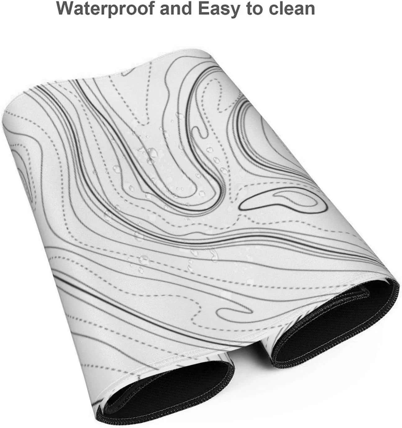 موس پد بزرگ AQQA Topographic 3XL - سایز خیلی بزرگ (122x60 سانتی متر) مناسب برای گیمینگ تمام میز - پد XXXXL خیلی بزرگ با پایه لاستیکی ضخیم ضد لغزش و طراحی ضد آب (مگا، سفید) موس پد بزرگ AQQA Topographic 3XL - سایز خیلی بزرگ (122x60 سانتی متر) مناسب برای گیمینگ تمام میز - پد XXXXL خیلی بزرگ با پایه لاستیکی ضخیم ضد لغزش و طراحی ضد آب (مگا، سفید)
