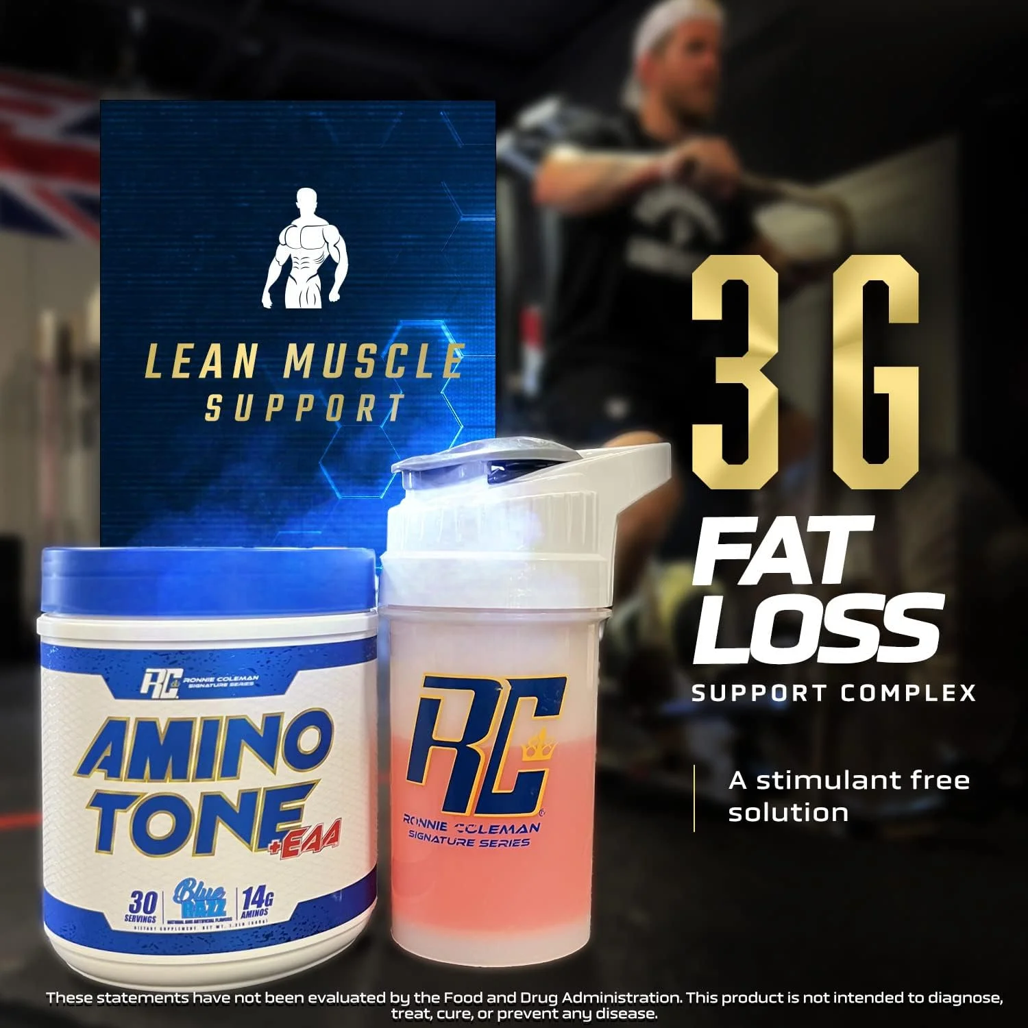 آمینو تون سری امضای رونی کلمن با طعم لیموناد (EAA + BCAA + ماتریس چربی سوز + آبرسانی) 540 گرم آمینو تون سری امضای رونی کلمن با طعم لیموناد (EAA + BCAA + ماتریس چربی سوز + آبرسانی) 540 گرم