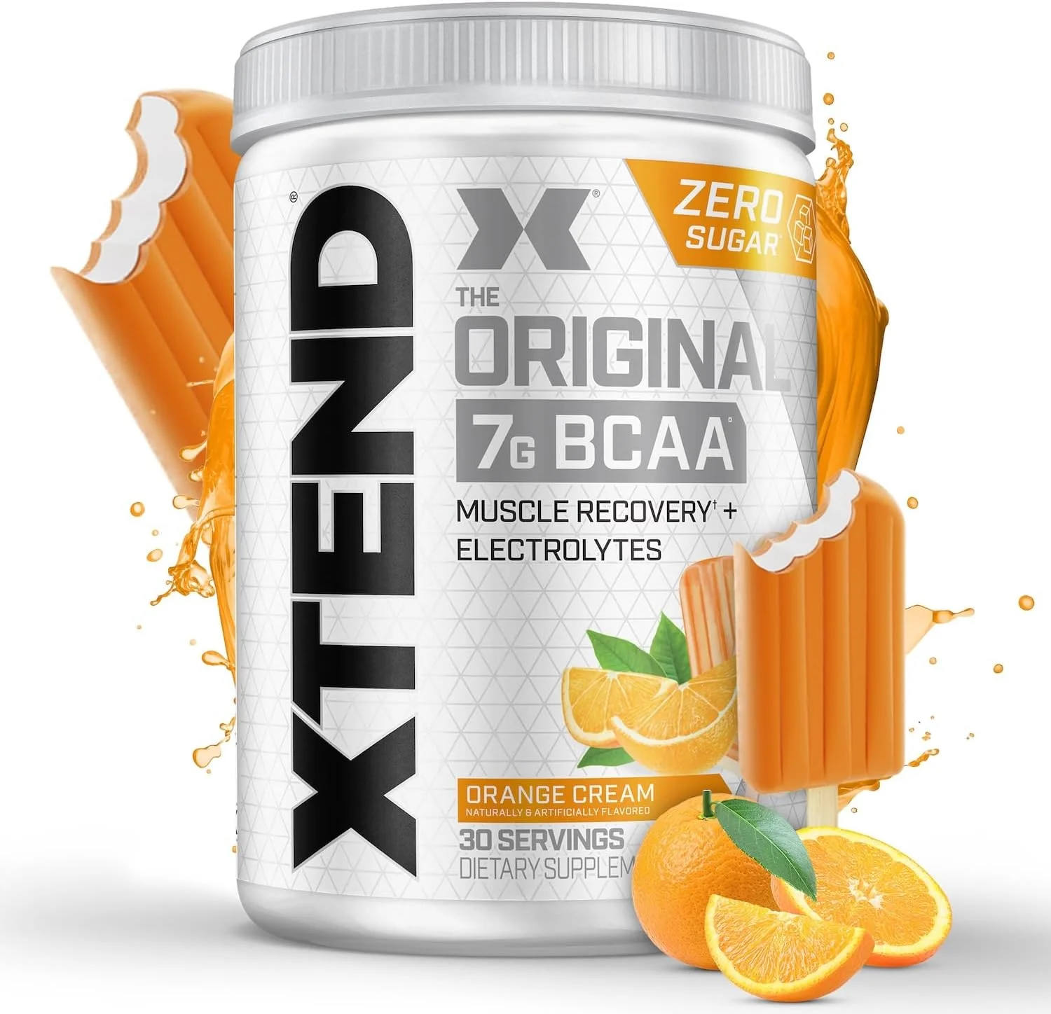 پودر بی سی ای ای اورجینال Xtend با طعم کرم پرتقالی | نوشیدنی بدون قند برای ریکاوری عضلات بعد از تمرین با آمینو اسیدها | 7 گرم بی سی ای ای برای مردان و زنان | 30 سروینگ پودر بی سی ای ای اورجینال Xtend با طعم کرم پرتقالی | نوشیدنی بدون قند برای ریکاوری عضلات بعد از تمرین با آمینو اسیدها | 7 گرم بی سی ای ای برای مردان و زنان | 30 سروینگ