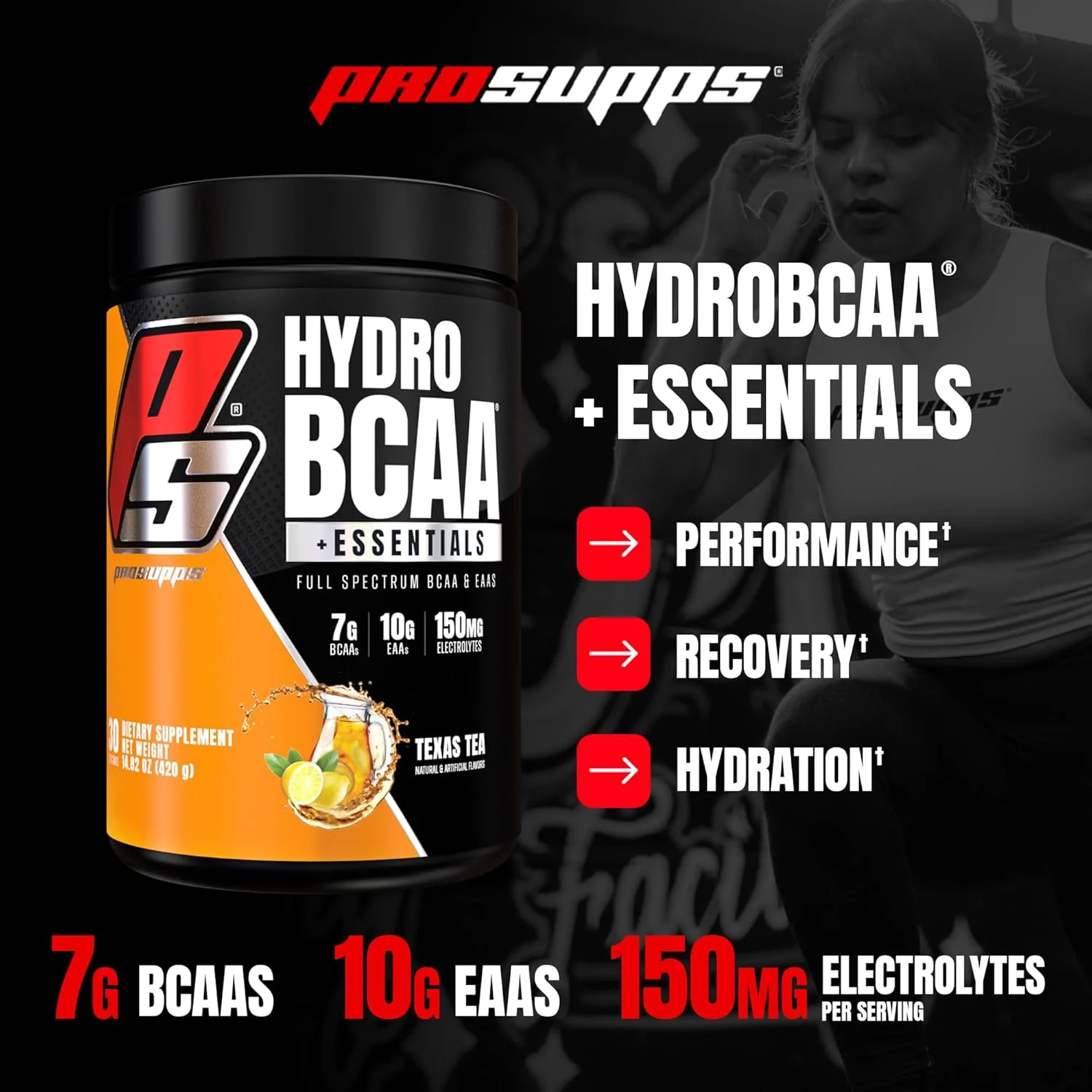 پودر ماتریکس BCAA/EAA طیف کامل پرو ساپز - هیدرو BCAA، 30 سروینگ، تگزاس 179551 پودر ماتریکس BCAA/EAA طیف کامل پرو ساپز - هیدرو BCAA، 30 سروینگ، تگزاس 179551
