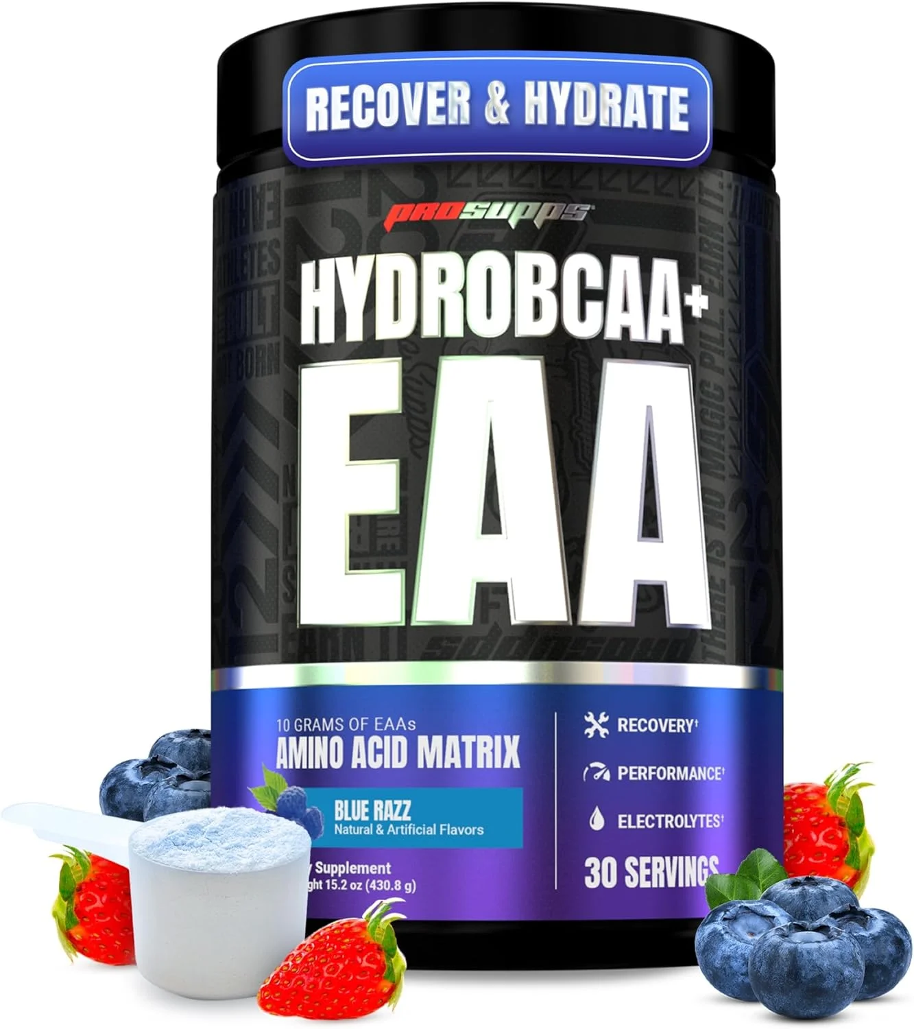 پودر بی سی ای ای ضروری ProSupps HydroBCAA - نوشیدنی قبل و بعد از تمرین با پودر اسید آمینه EAA برای ریکاوری عضلات، انرژی، چربی سوزی و هیدراتاسیون (تمشک آبی، 30 سروینگ) پودر بی سی ای ای ضروری ProSupps HydroBCAA - نوشیدنی قبل و بعد از تمرین با پودر اسید آمینه EAA برای ریکاوری عضلات، انرژی، چربی سوزی و هیدراتاسیون (تمشک آبی، 30 سروینگ)