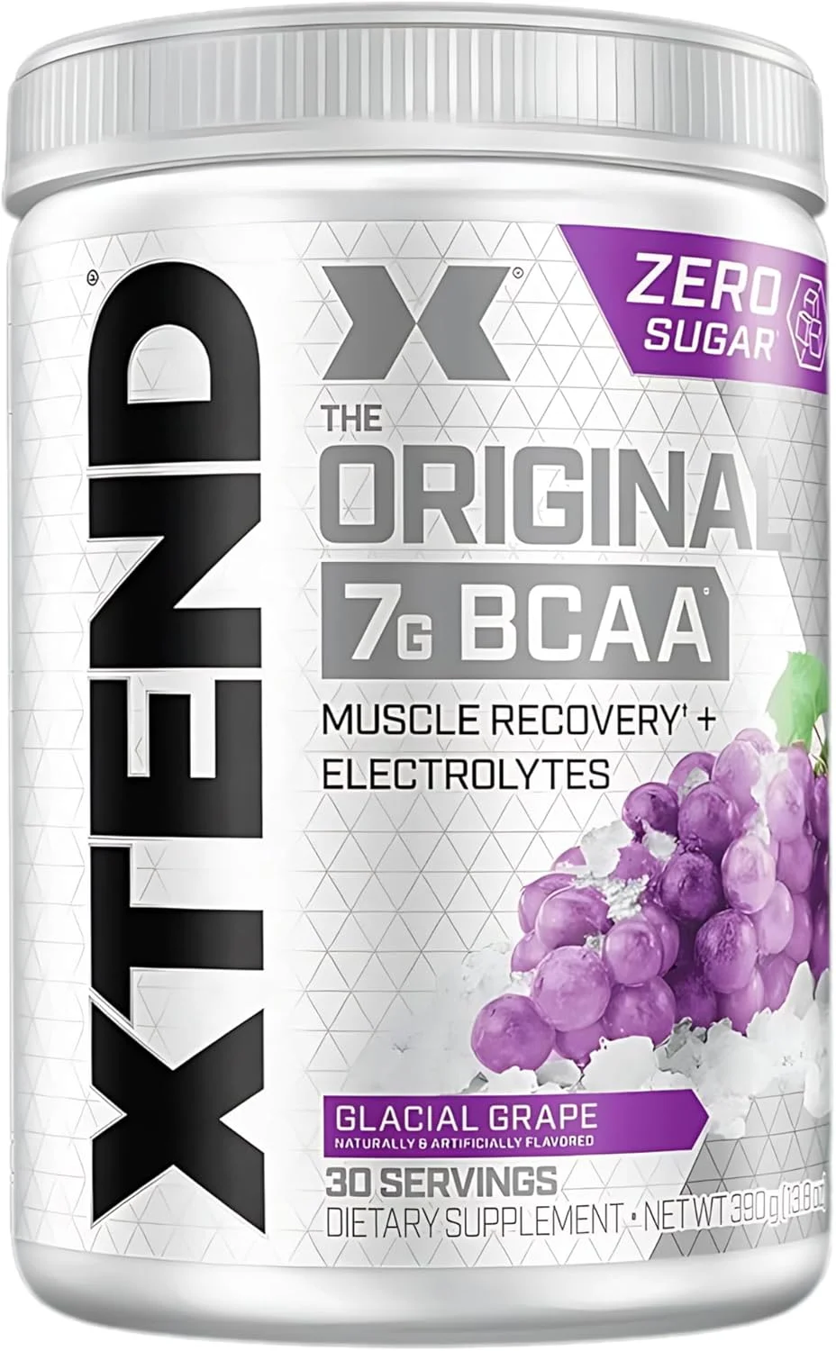 پودر BCAA اورجینال XTEND طعم انگور یخچالی، بدون کالری، بدون کربوهیدرات، بدون شکر، نوشیدنی ریکاوری عضلات بعد از تمرین با آمینو اسیدها، 7 گرم BCAA برای مردان و زنان، 30 سروینگ پودر BCAA اورجینال XTEND طعم انگور یخچالی، بدون کالری، بدون کربوهیدرات، بدون شکر، نوشیدنی ریکاوری عضلات بعد از تمرین با آمینو اسیدها، 7 گرم BCAA برای مردان و زنان، 30 سروینگ