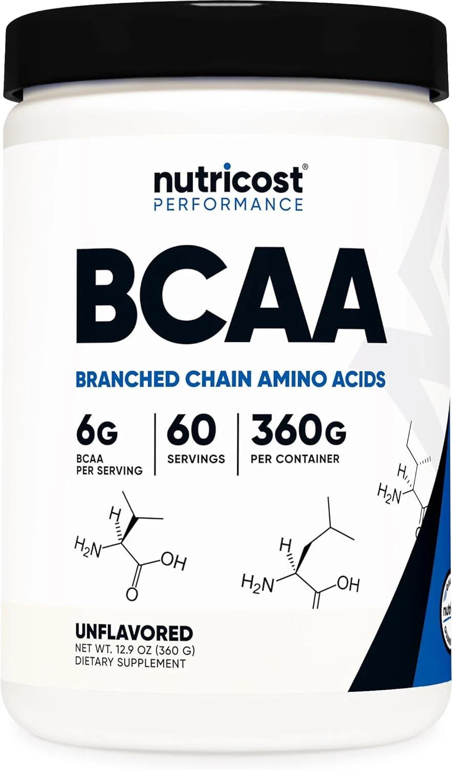 پودر BCAA 2:1:1 نوتریکوست (بدون طعم، 60 سروینگ) - گیاهی، غیر GMO، بدون گلوتن، آمینو اسیدهای شاخه دار پودر BCAA 2:1:1 نوتریکوست (بدون طعم، 60 سروینگ) - گیاهی، غیر GMO، بدون گلوتن، آمینو اسیدهای شاخه دار