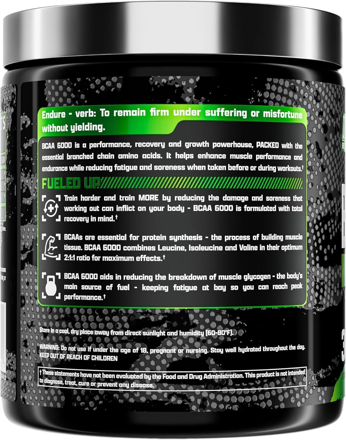 ناترکس ریسرچ - پودر BCAA 6000 اسید آمینه - 6 گرم مکمل اسیدهای آمینه BCAA برای ریکاوری بعد از تمرین و رشد عضلات - نوشیدنی ریکاوری تمرین انرژی آمینو (سیب سبز - 30 سروینگ) ناترکس ریسرچ - پودر BCAA 6000 اسید آمینه - 6 گرم مکمل اسیدهای آمینه BCAA برای ریکاوری بعد از تمرین و رشد عضلات - نوشیدنی ریکاوری تمرین انرژی آمینو (سیب سبز - 30 سروینگ)