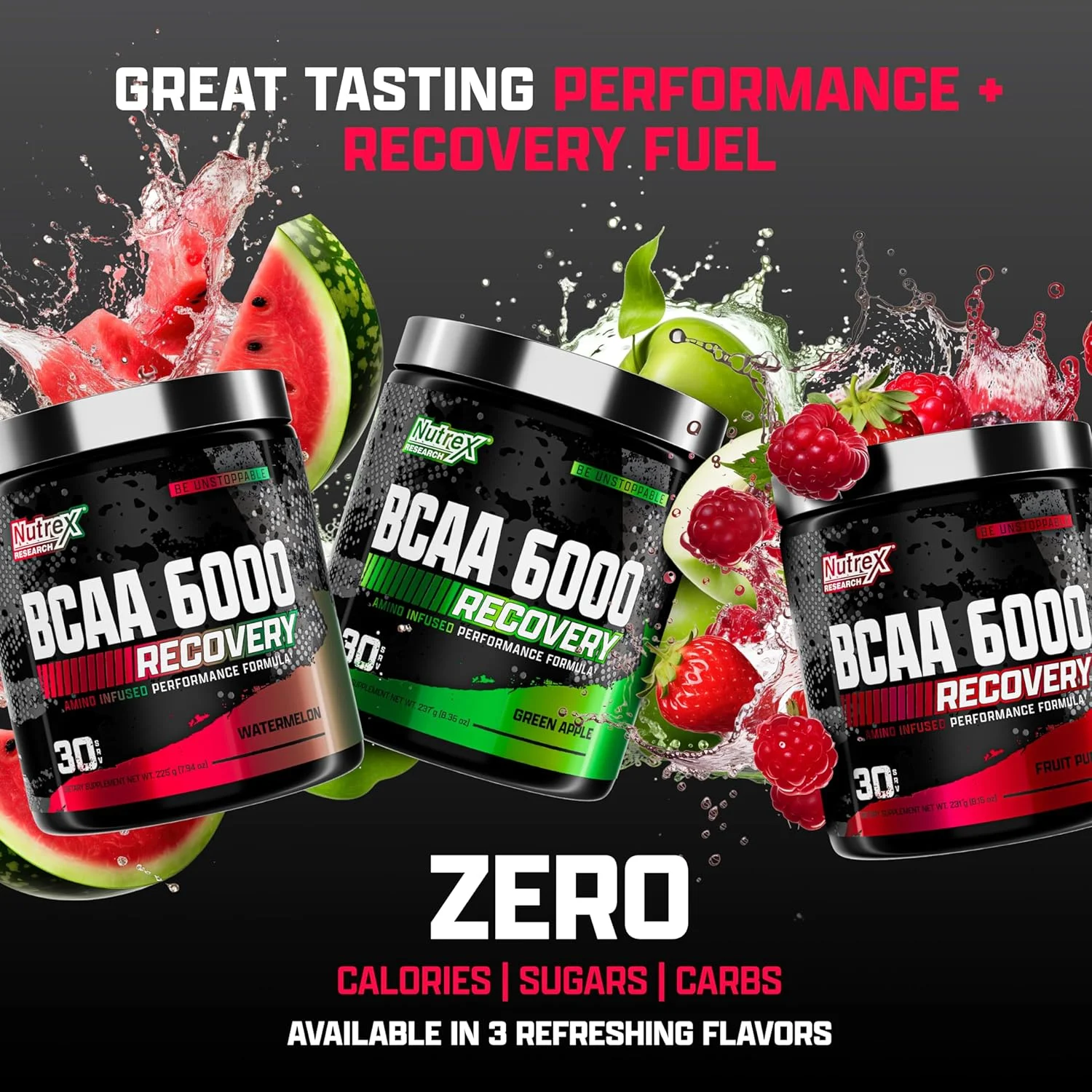 ناترکس ریسرچ - پودر BCAA 6000 آمینو اسید - 6 گرم مکمل آمینو اسید BCAA برای ریکاوری بعد از تمرین و رشد عضلات - نوشیدنی ریکاوری تمرین انرژی آمینو (پانچ میوه - 30 سروینگ) ناترکس ریسرچ - پودر BCAA 6000 آمینو اسید - 6 گرم مکمل آمینو اسید BCAA برای ریکاوری بعد از تمرین و رشد عضلات - نوشیدنی ریکاوری تمرین انرژی آمینو (پانچ میوه - 30 سروینگ)