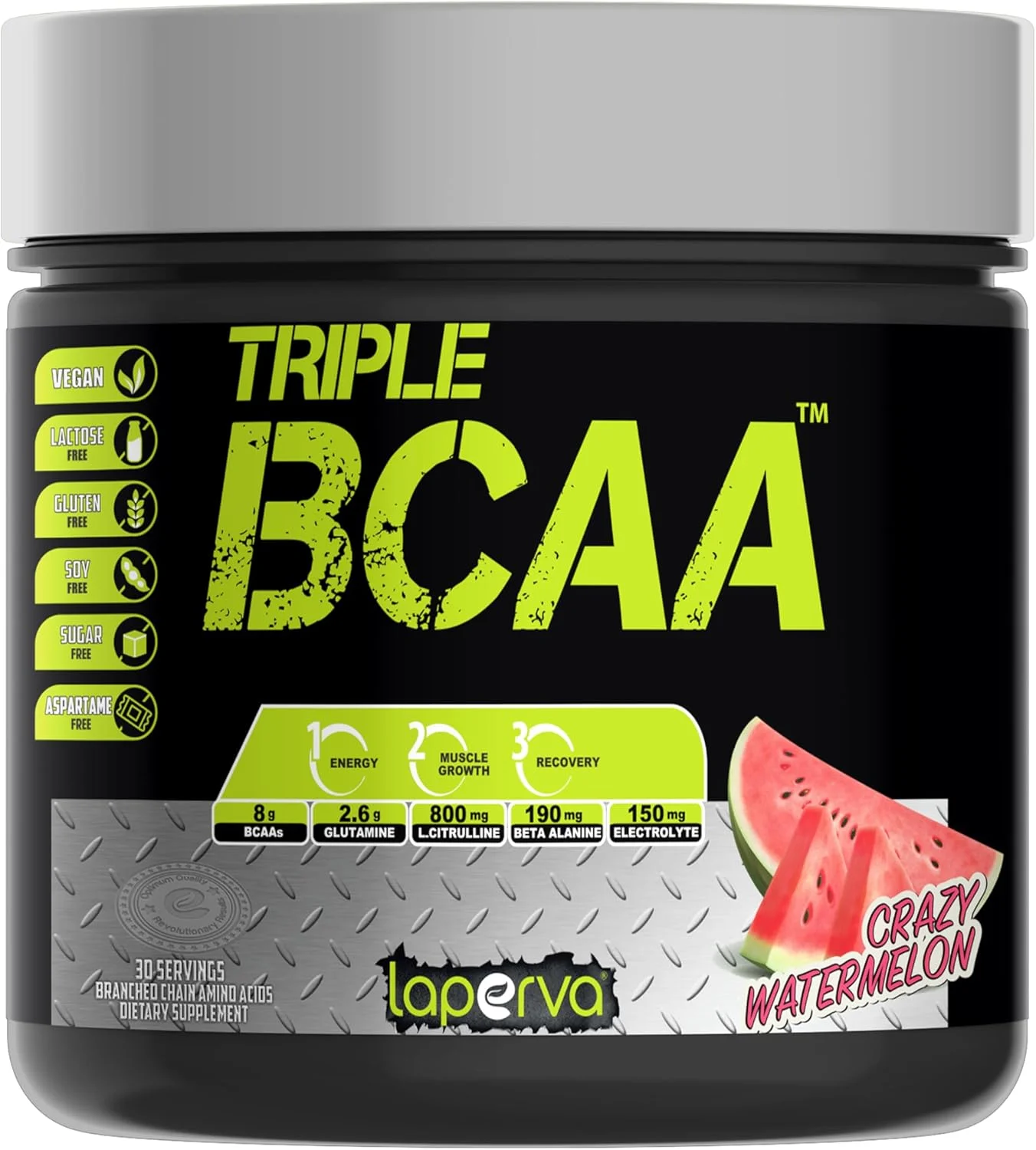 پودر بی سی ای ای سه گانه لاپروا - فرمول پیشرفته برای ریکاوری عضلات و افزایش عملکرد - |بدون کربوهیدرات، شکر و چربی| - وگان - بدون لاکتوز، سویا و گلوتن - طعم (هندوانه دیوانه)، (30 سروینگ) پودر بی سی ای ای سه گانه لاپروا - فرمول پیشرفته برای ریکاوری عضلات و افزایش عملکرد - |بدون کربوهیدرات، شکر و چربی| - وگان - بدون لاکتوز، سویا و گلوتن - طعم (هندوانه دیوانه)، (30 سروینگ)