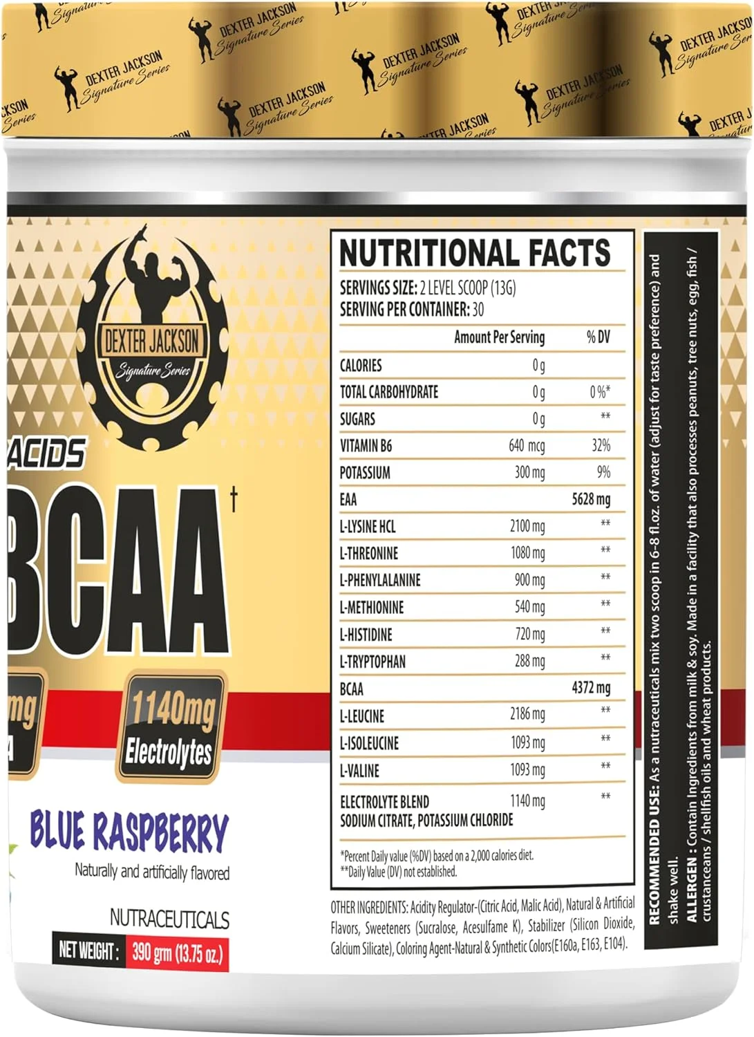 سری مکمل های امینو اسیدهای ضروری و شاخه ای دکستر جکسون (EAA + BCAA) طعم تمشک آبی سری مکمل های امینو اسیدهای ضروری و شاخه ای دکستر جکسون (EAA + BCAA) طعم تمشک آبی