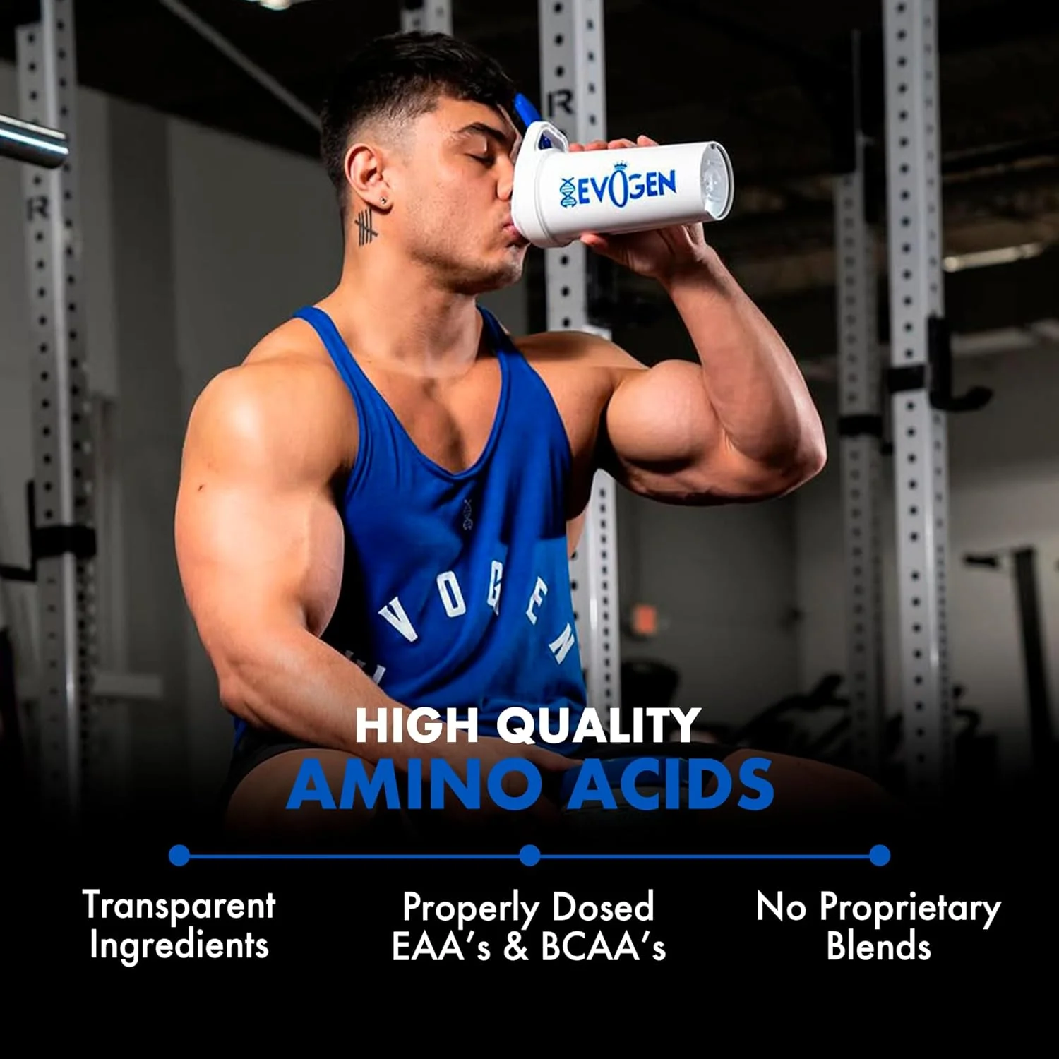 Evogen Amino KEM | آمینو اسیدهای ضروری ممتاز، EAA و BCAA، اکسید نیتریک، بتائین بدون آب، S7، ریکاوری، افزایش حجم، کاتالیزور پمپ | بلوبری سیب Evogen Amino KEM | آمینو اسیدهای ضروری ممتاز، EAA و BCAA، اکسید نیتریک، بتائین بدون آب، S7، ریکاوری، افزایش حجم، کاتالیزور پمپ | بلوبری سیب