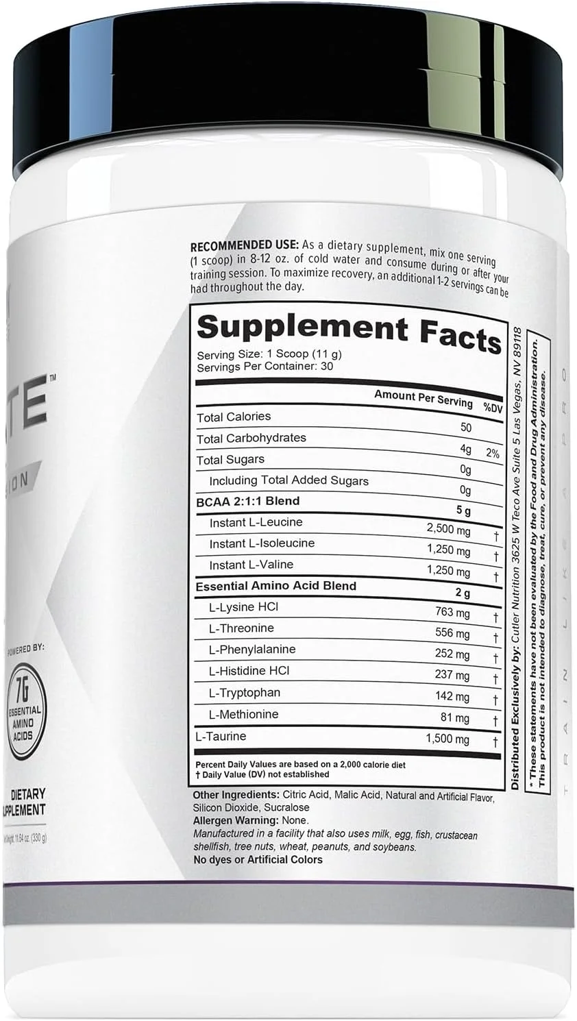 پودر آمینو اسیدهای ضروری و BCAA کاتلر نوتریشن آلتیمیت، نوشیدنی ترکیبی برای ریکاوری بعد از تمرین، حاوی 5 گرم پودر BCAA و 2 گرم آمینو اسیدهای ضروری برای ریکاوری عضلات | بلک بری لیموناد (30 سروینگ) پودر آمینو اسیدهای ضروری و BCAA کاتلر نوتریشن آلتیمیت، نوشیدنی ترکیبی برای ریکاوری بعد از تمرین، حاوی 5 گرم پودر BCAA و 2 گرم آمینو اسیدهای ضروری برای ریکاوری عضلات | بلک بری لیموناد (30 سروینگ)