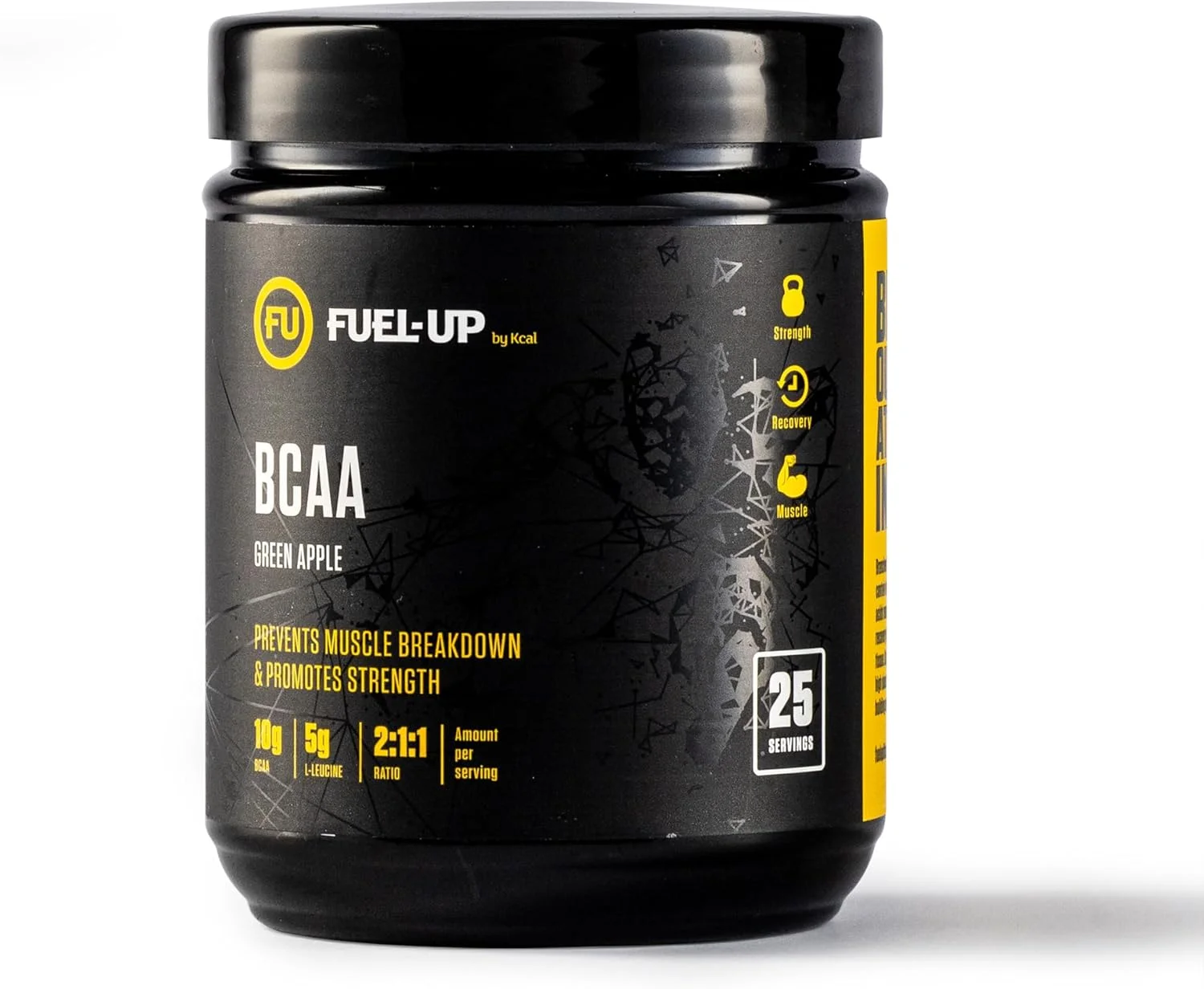 مکمل BCAA برای رشد و ریکاوری عضلات | نسبت 2:1:1 | 10 گرم BCAA در هر وعده (13 گرم کل) | طعم سیب سبز | پشتیبانی قبل، حین و بعد از تمرین | 25 وعده | سوخت رسانی توسط Kcal