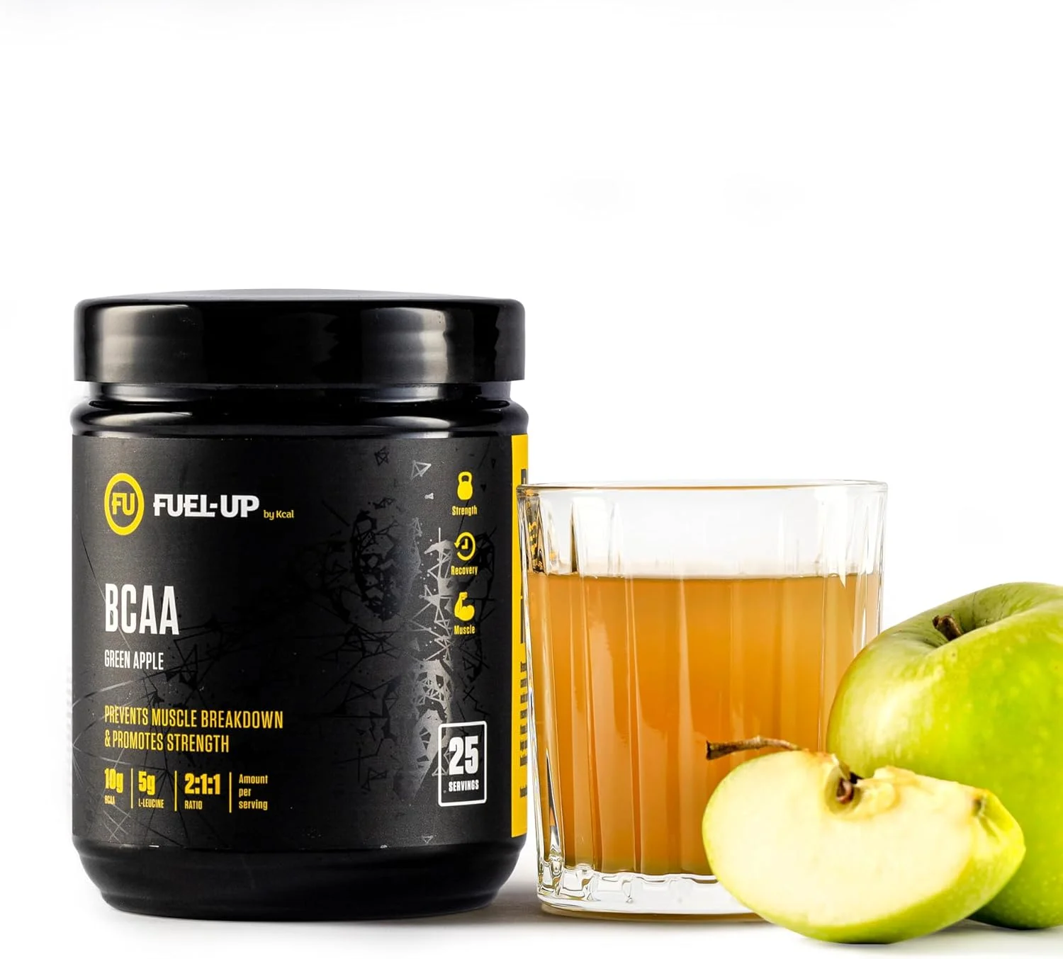 مکمل BCAA برای رشد و ریکاوری عضلات | نسبت 2:1:1 | 10 گرم BCAA در هر وعده (13 گرم کل) | طعم سیب سبز | پشتیبانی قبل، حین و بعد از تمرین | 25 وعده | سوخت رسانی توسط Kcal مکمل BCAA برای رشد و ریکاوری عضلات | نسبت 2:1:1 | 10 گرم BCAA در هر وعده (13 گرم کل) | طعم سیب سبز | پشتیبانی قبل، حین و بعد از تمرین | 25 وعده | سوخت رسانی توسط Kcal
