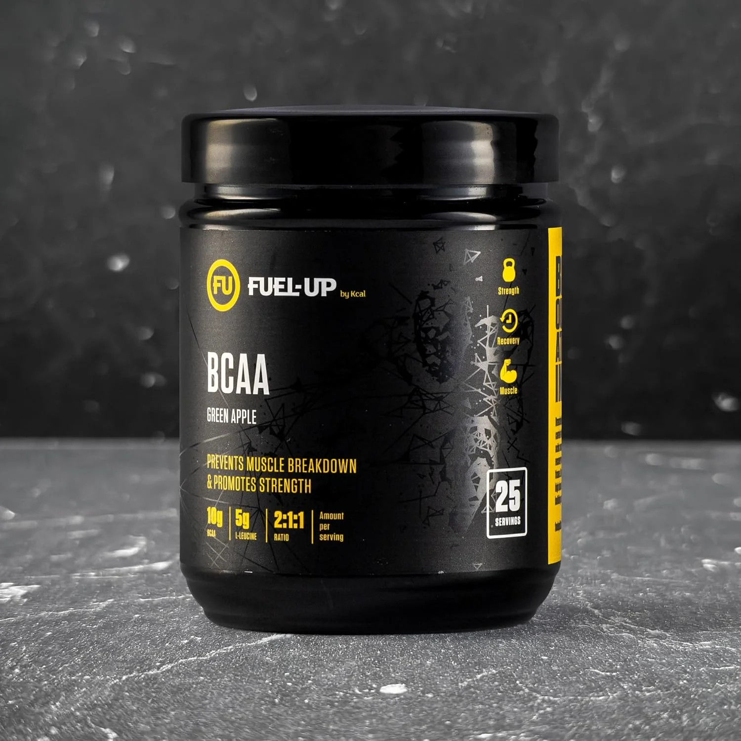 مکمل BCAA برای رشد و ریکاوری عضلات | نسبت 2:1:1 | 10 گرم BCAA در هر وعده (13 گرم کل) | طعم سیب سبز | پشتیبانی قبل، حین و بعد از تمرین | 25 وعده | سوخت رسانی توسط Kcal مکمل BCAA برای رشد و ریکاوری عضلات | نسبت 2:1:1 | 10 گرم BCAA در هر وعده (13 گرم کل) | طعم سیب سبز | پشتیبانی قبل، حین و بعد از تمرین | 25 وعده | سوخت رسانی توسط Kcal