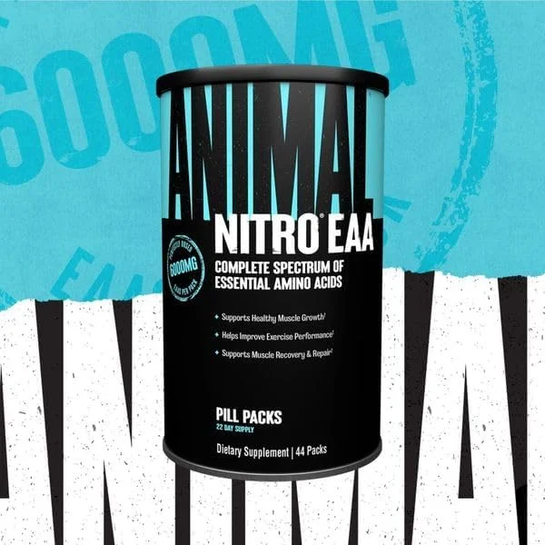 Animal Nitro - مکمل آمینو اسیدهای ضروری با BCAA - ریکاوری و رشد عضلات - تبدیل عضلات به حالت آنابولیک بعد از تمرین - 44 بسته (AN-NI-044-01) Animal Nitro - مکمل آمینو اسیدهای ضروری با BCAA - ریکاوری و رشد عضلات - تبدیل عضلات به حالت آنابولیک بعد از تمرین - 44 بسته (AN-NI-044-01)