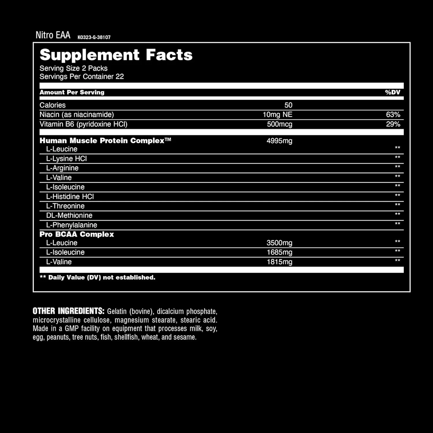 Animal Nitro - مکمل آمینو اسیدهای ضروری با BCAA - ریکاوری و رشد عضلات - تبدیل عضلات به حالت آنابولیک بعد از تمرین - 44 بسته (AN-NI-044-01) Animal Nitro - مکمل آمینو اسیدهای ضروری با BCAA - ریکاوری و رشد عضلات - تبدیل عضلات به حالت آنابولیک بعد از تمرین - 44 بسته (AN-NI-044-01)